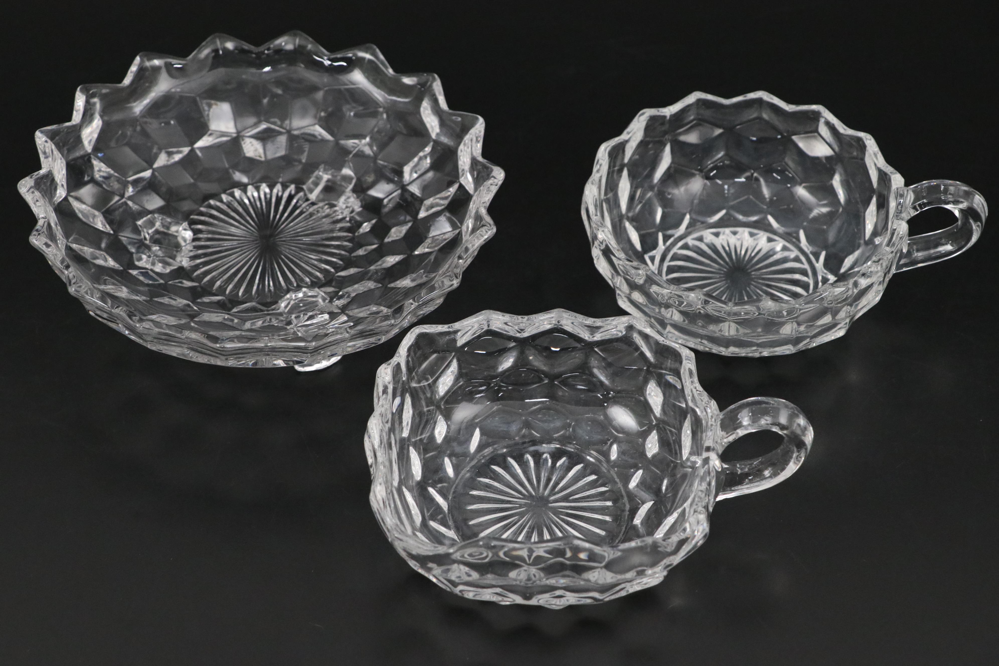 Fostoria "American Clear" Serving Pieces and Other Glassware