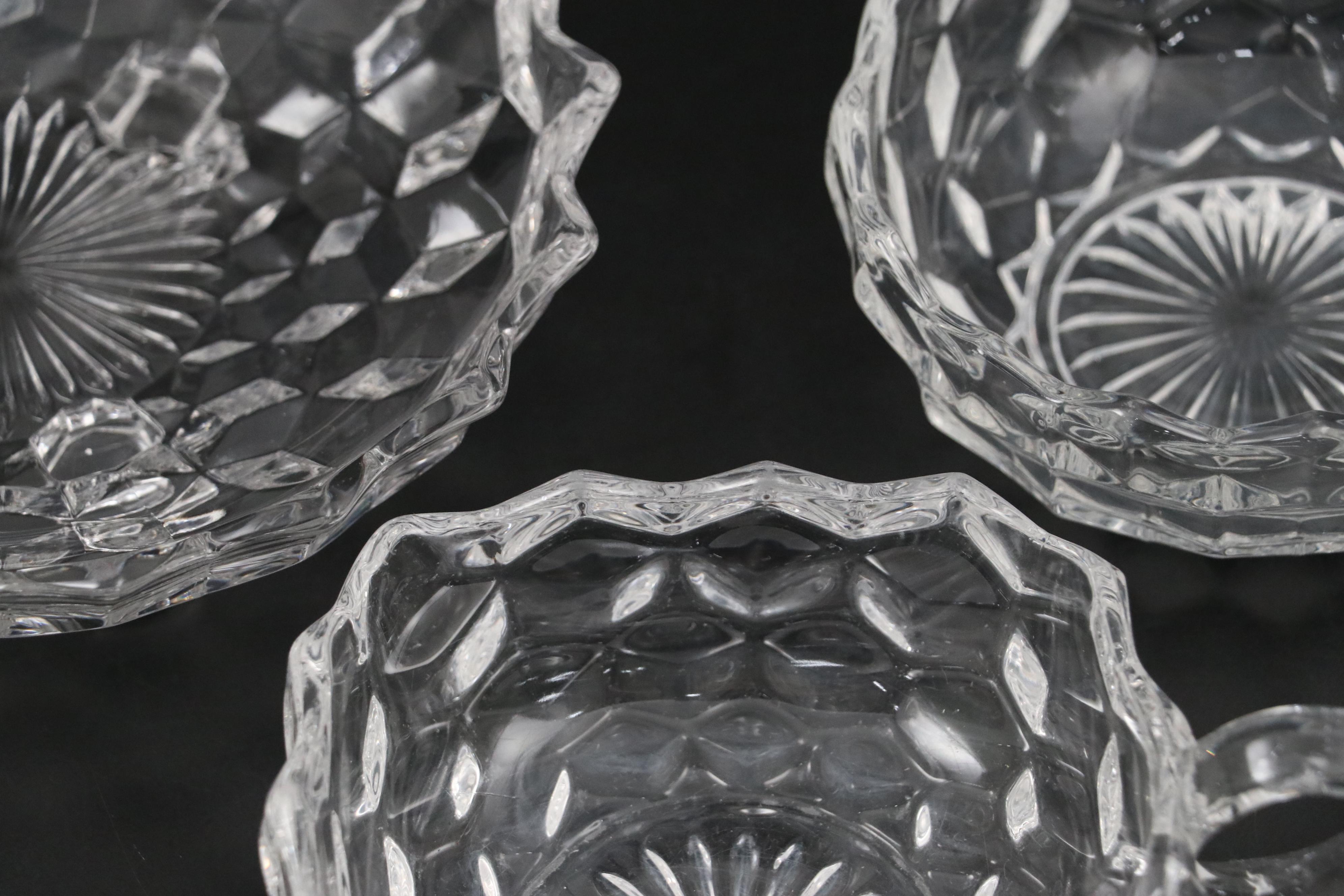 Fostoria "American Clear" Serving Pieces and Other Glassware