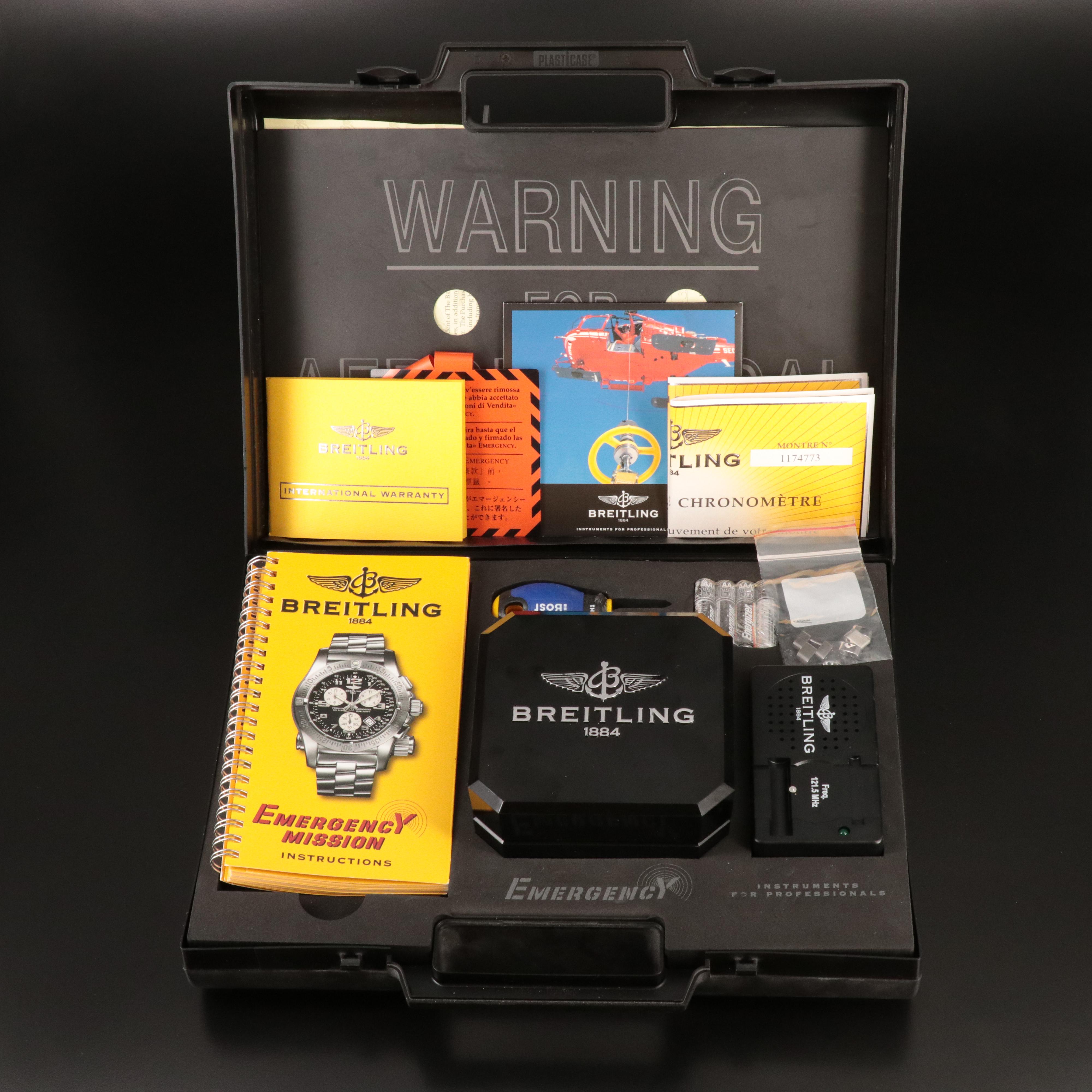 Breitling Emergency Mission 45MM Steel Watch