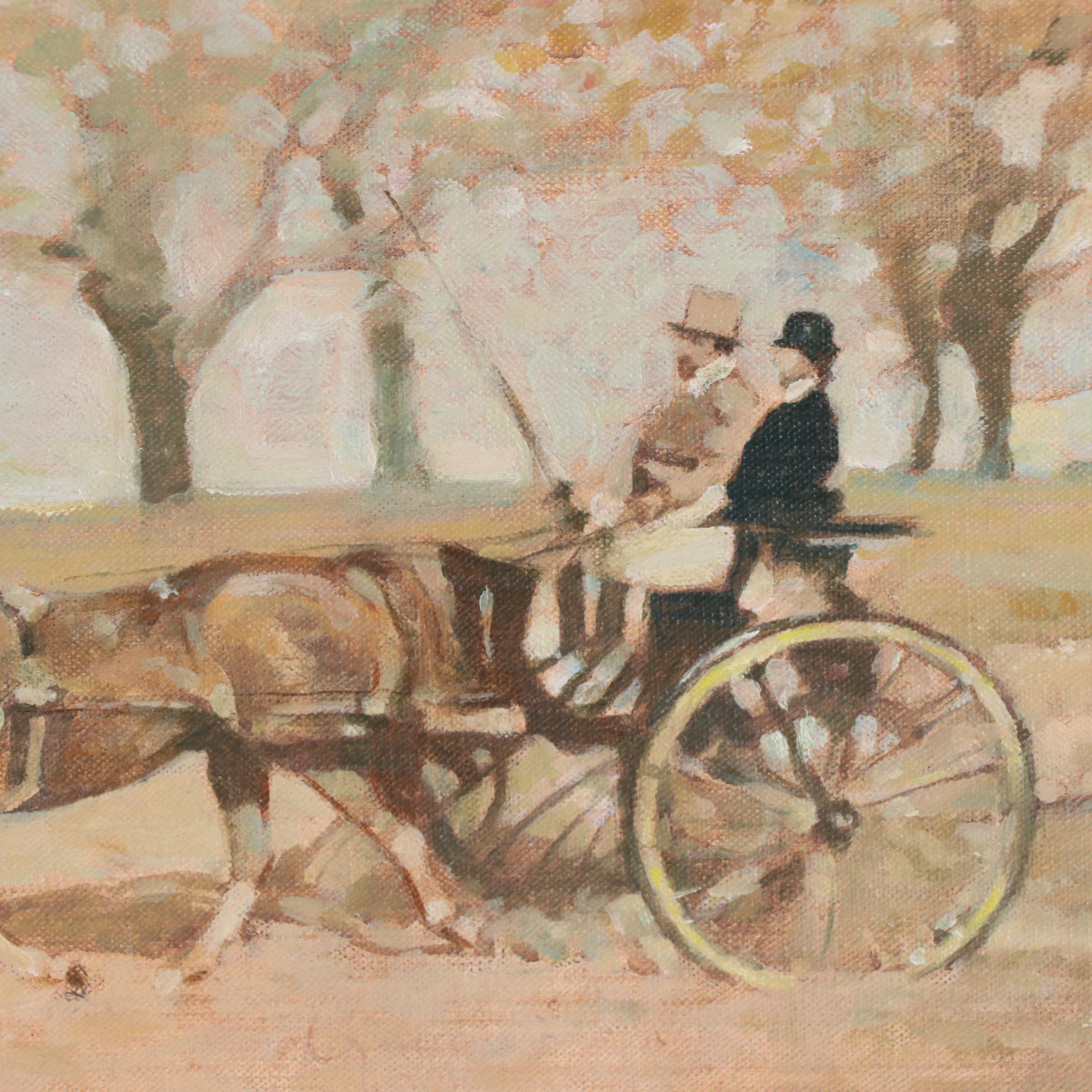 Kenneth Wynn Oil Painting "Bicton Championship"