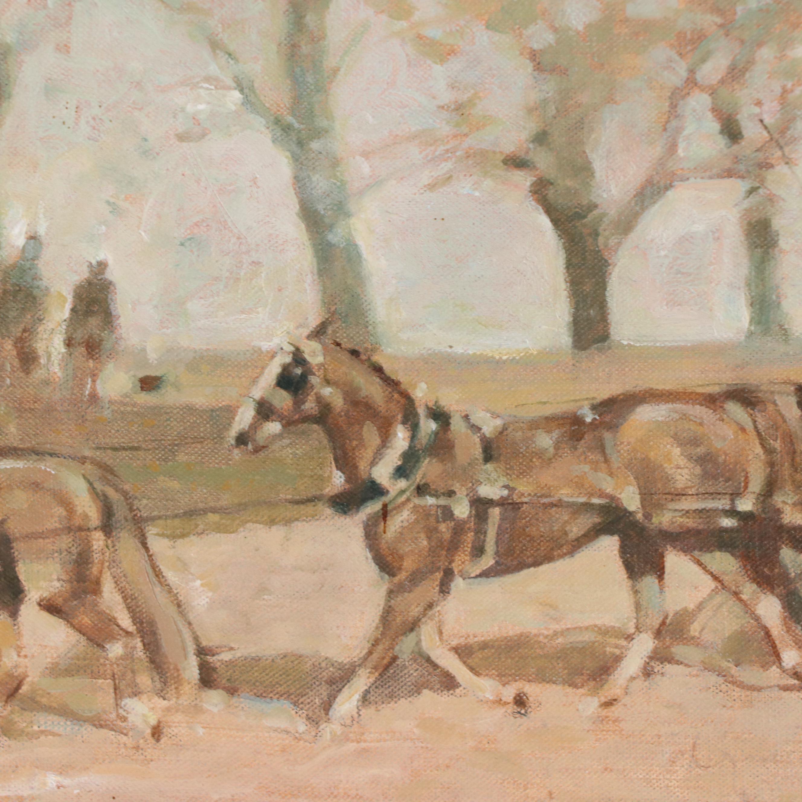Kenneth Wynn Oil Painting "Bicton Championship"