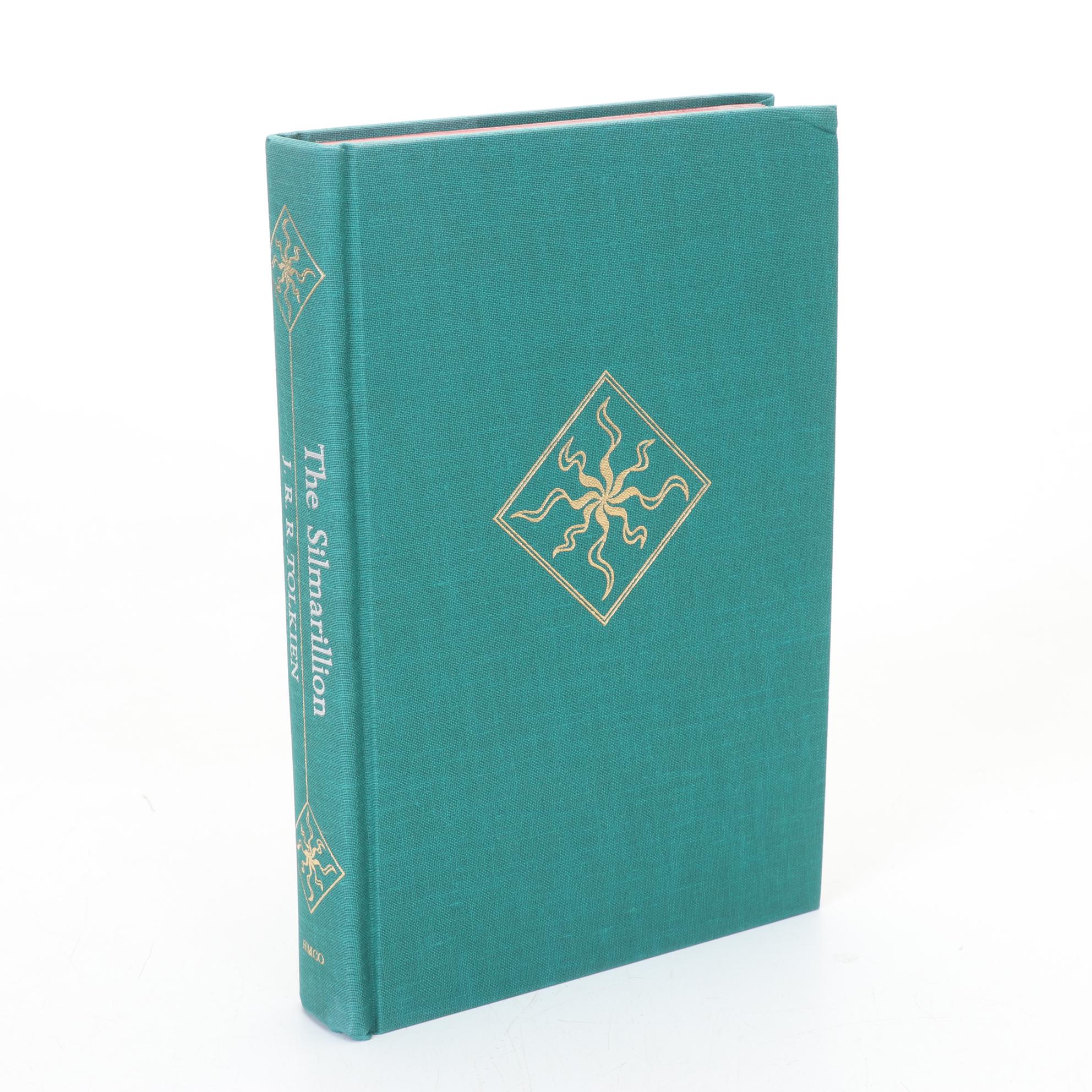 First American Edition "The Silmarillion" by J. R. R. Tolkien with Fold-Out Map