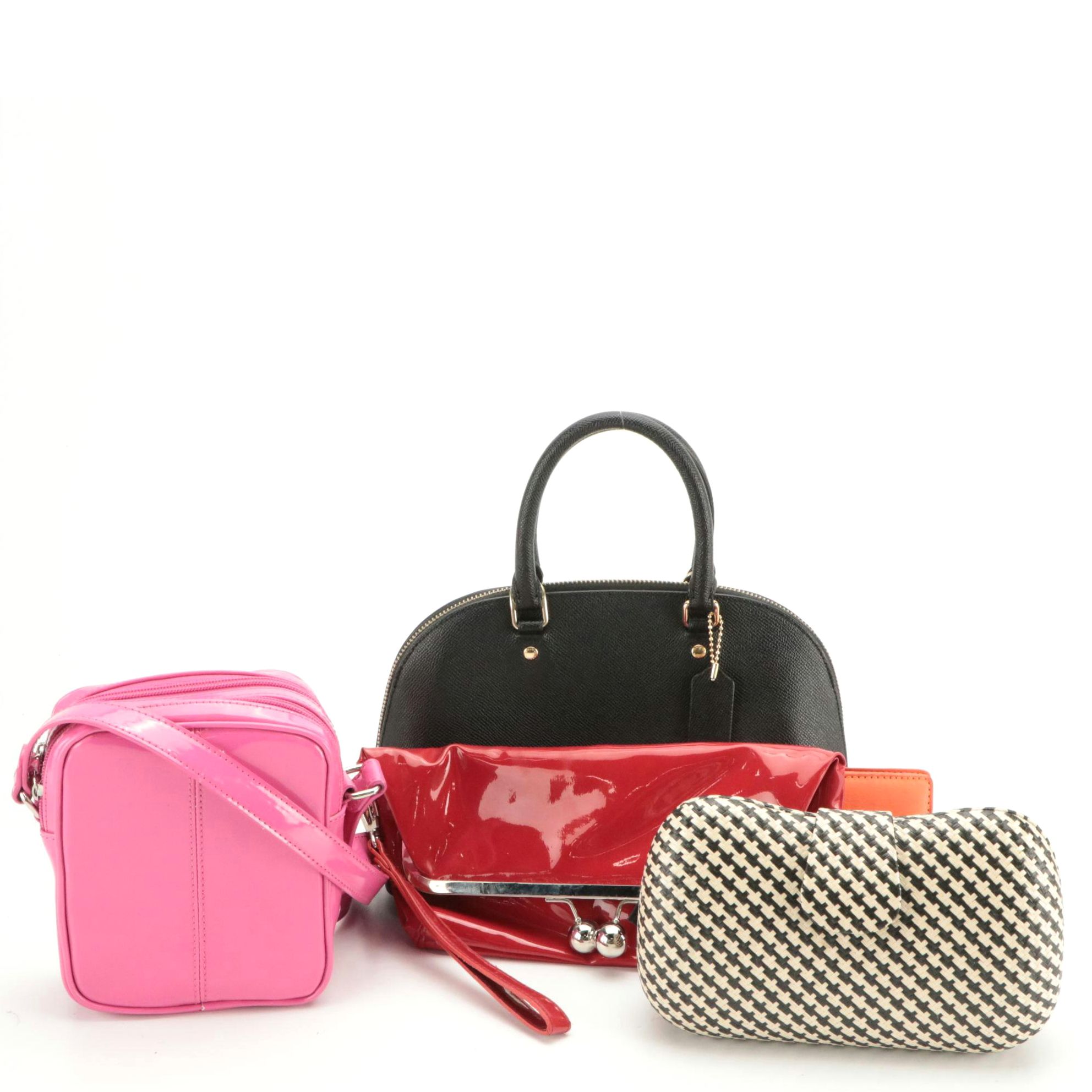 Coach Handbag, Banana Republic Clutch & Mundi Wallet with Other Bags