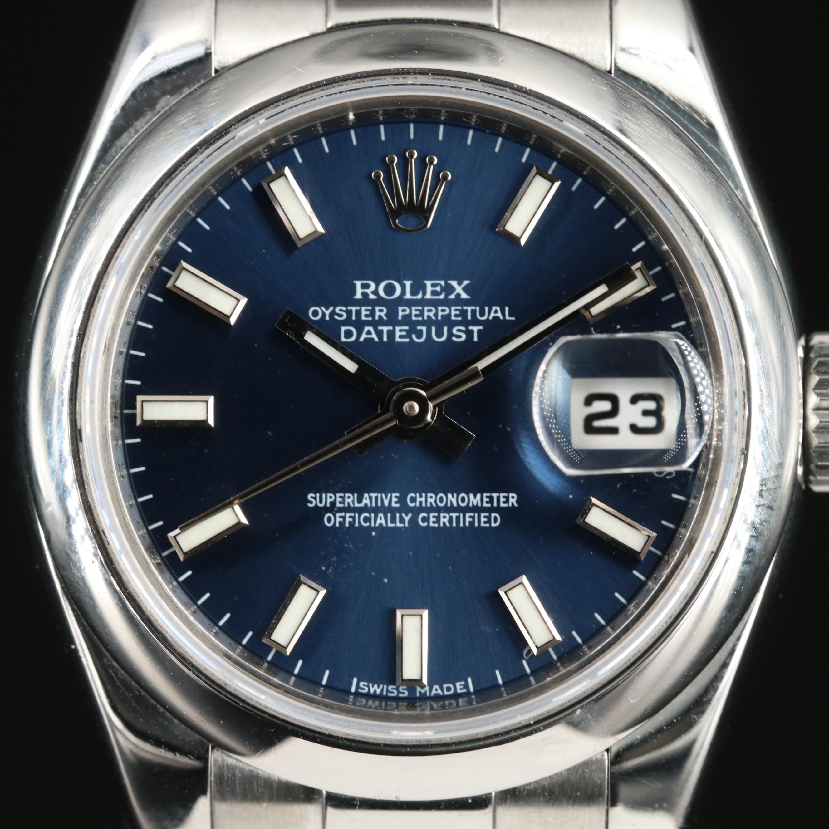 2006 Rolex Datejust 26MM Steel Automatic Watch