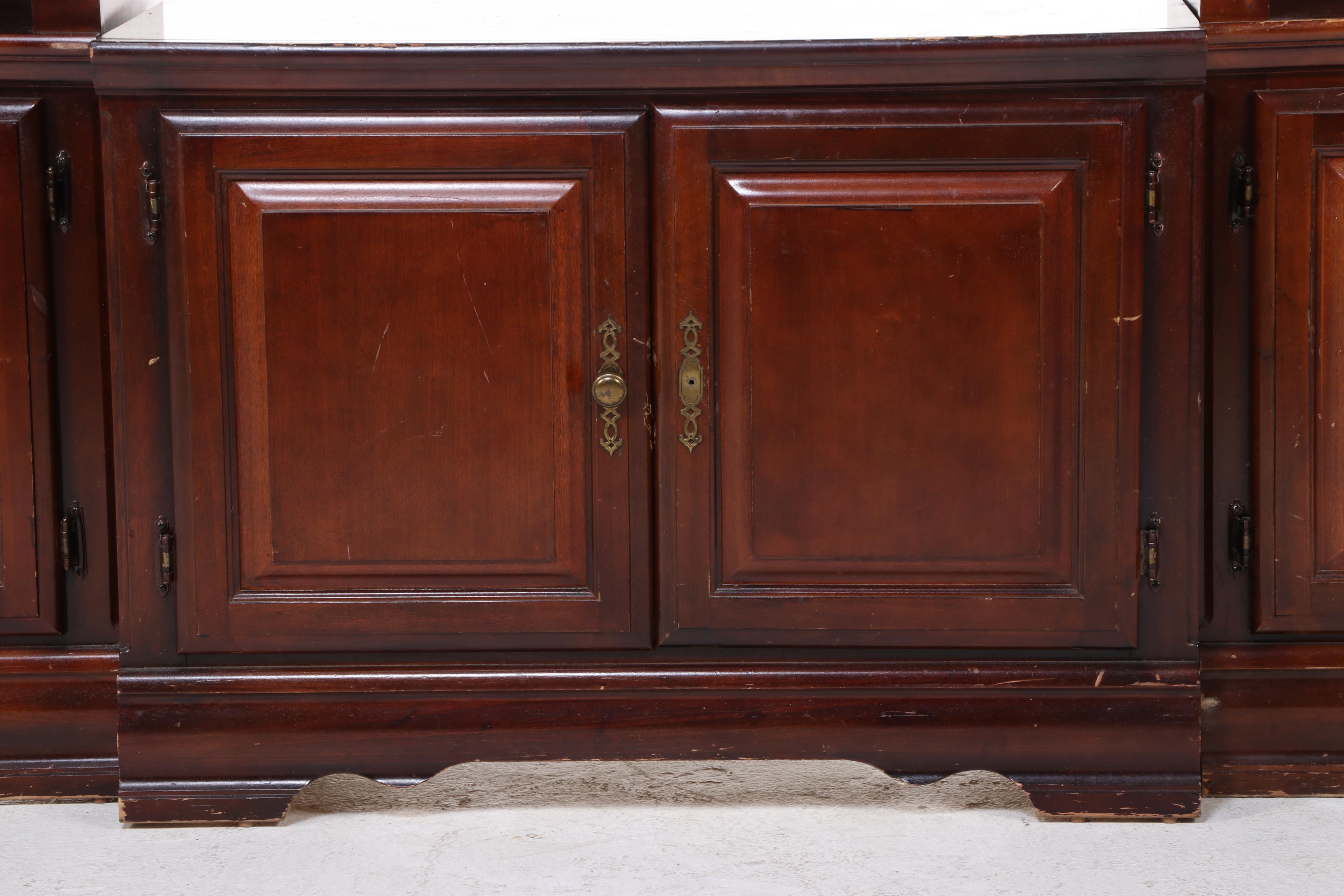 Federal Style Cherrywood Entertainment Center, Late 20th Century