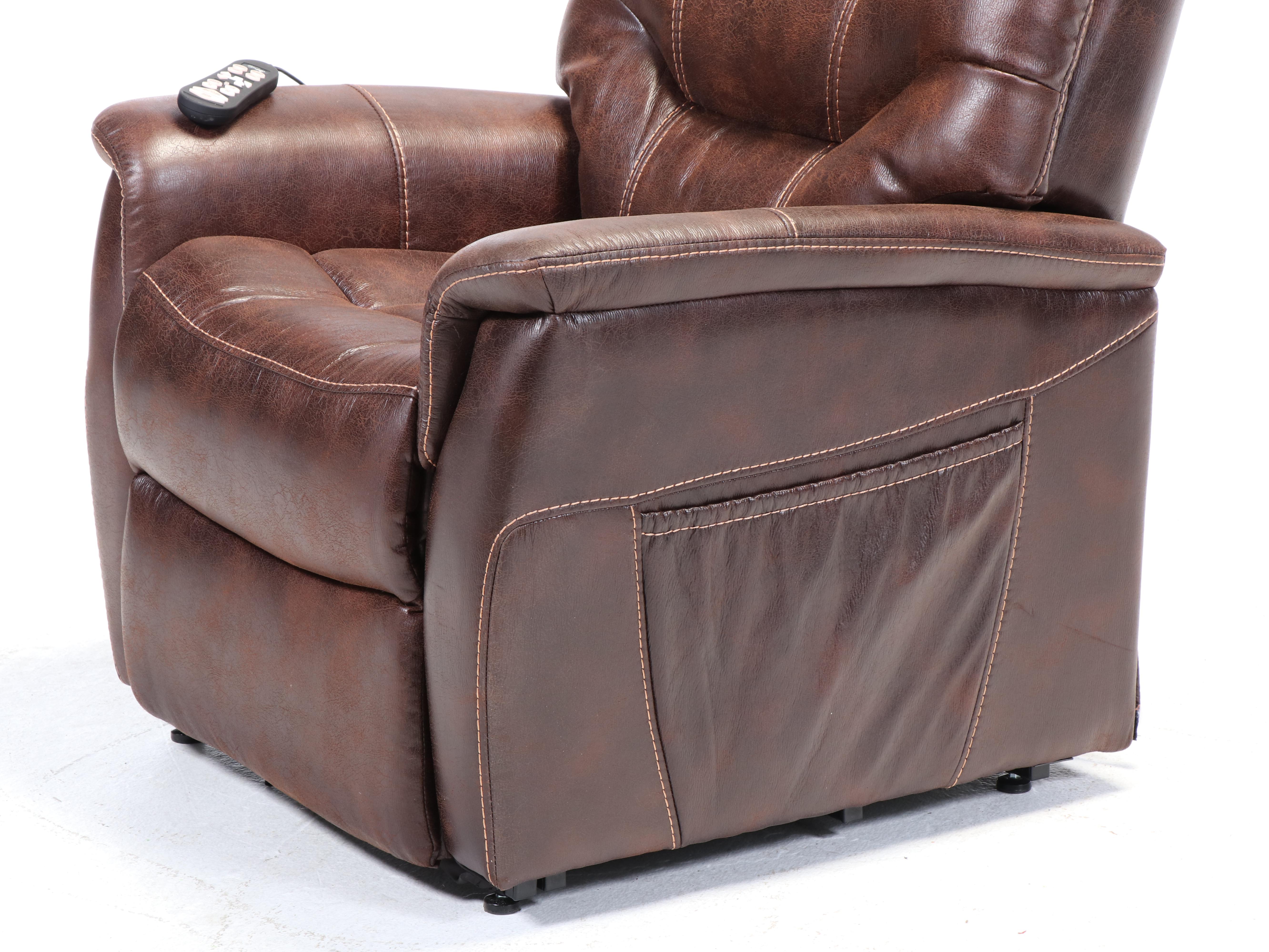 Ultra Comfort America Faux Leather Electric Recliner