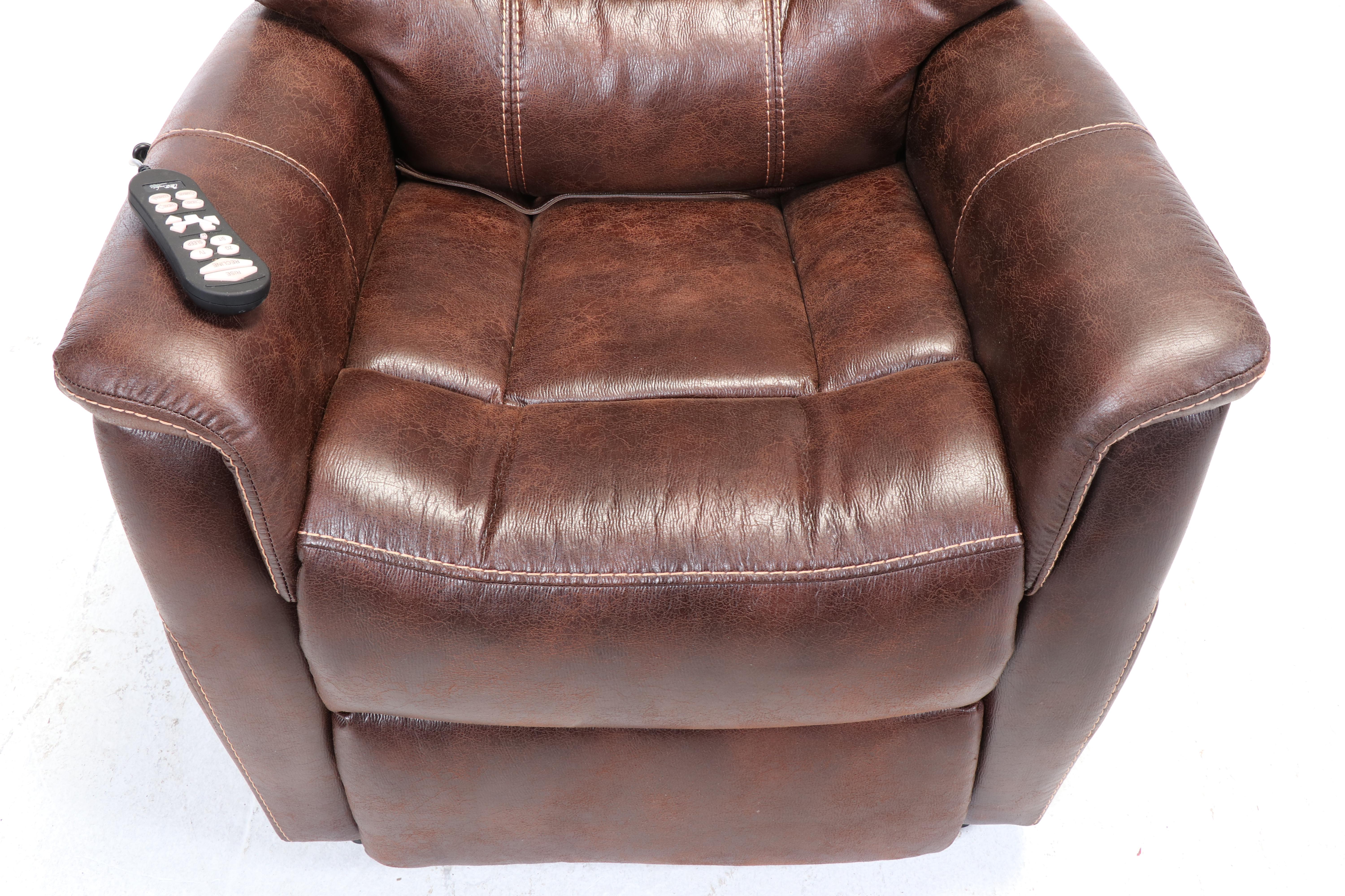 Ultra Comfort America Faux Leather Electric Recliner
