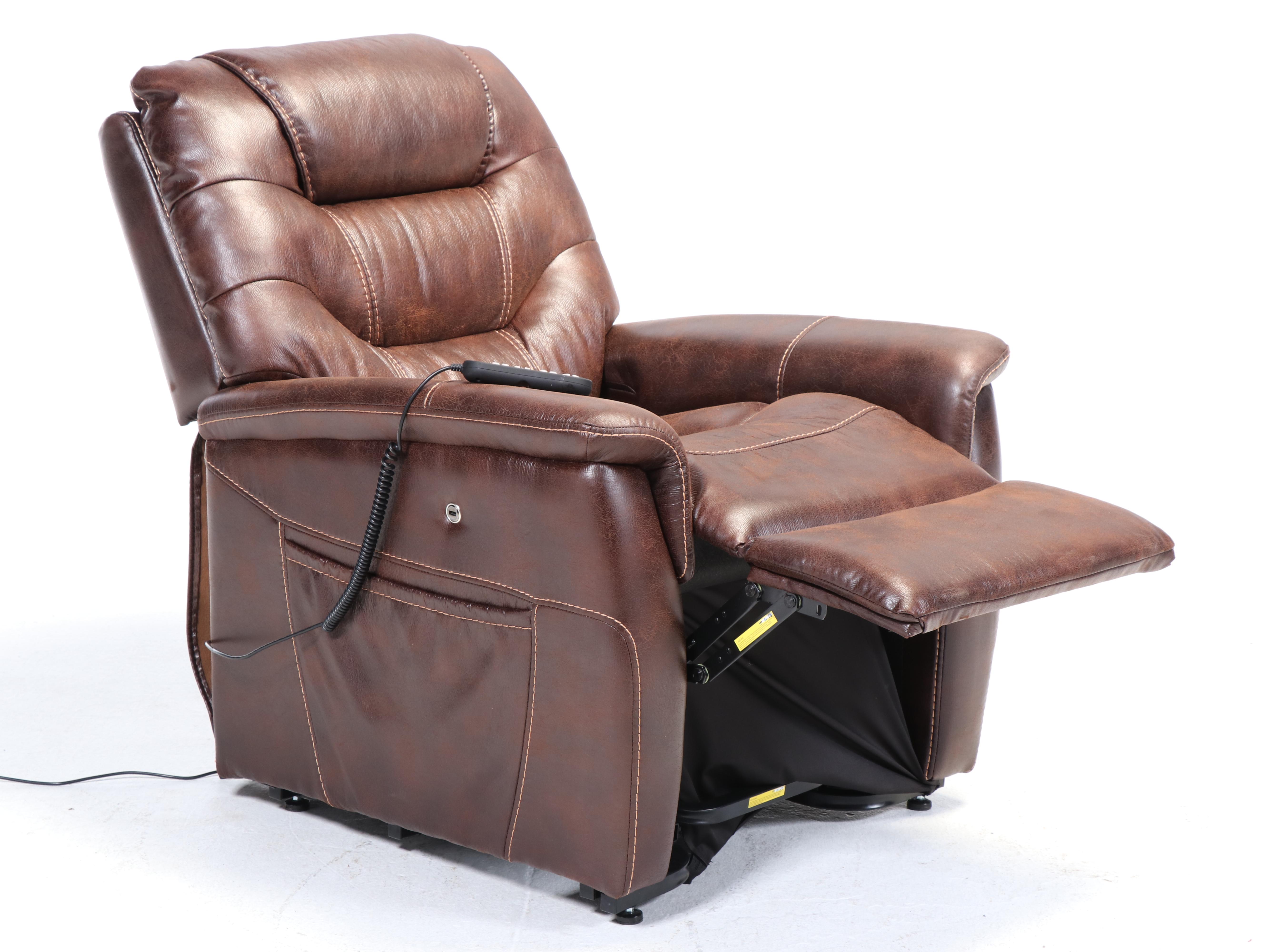 Ultra Comfort America Faux Leather Electric Recliner