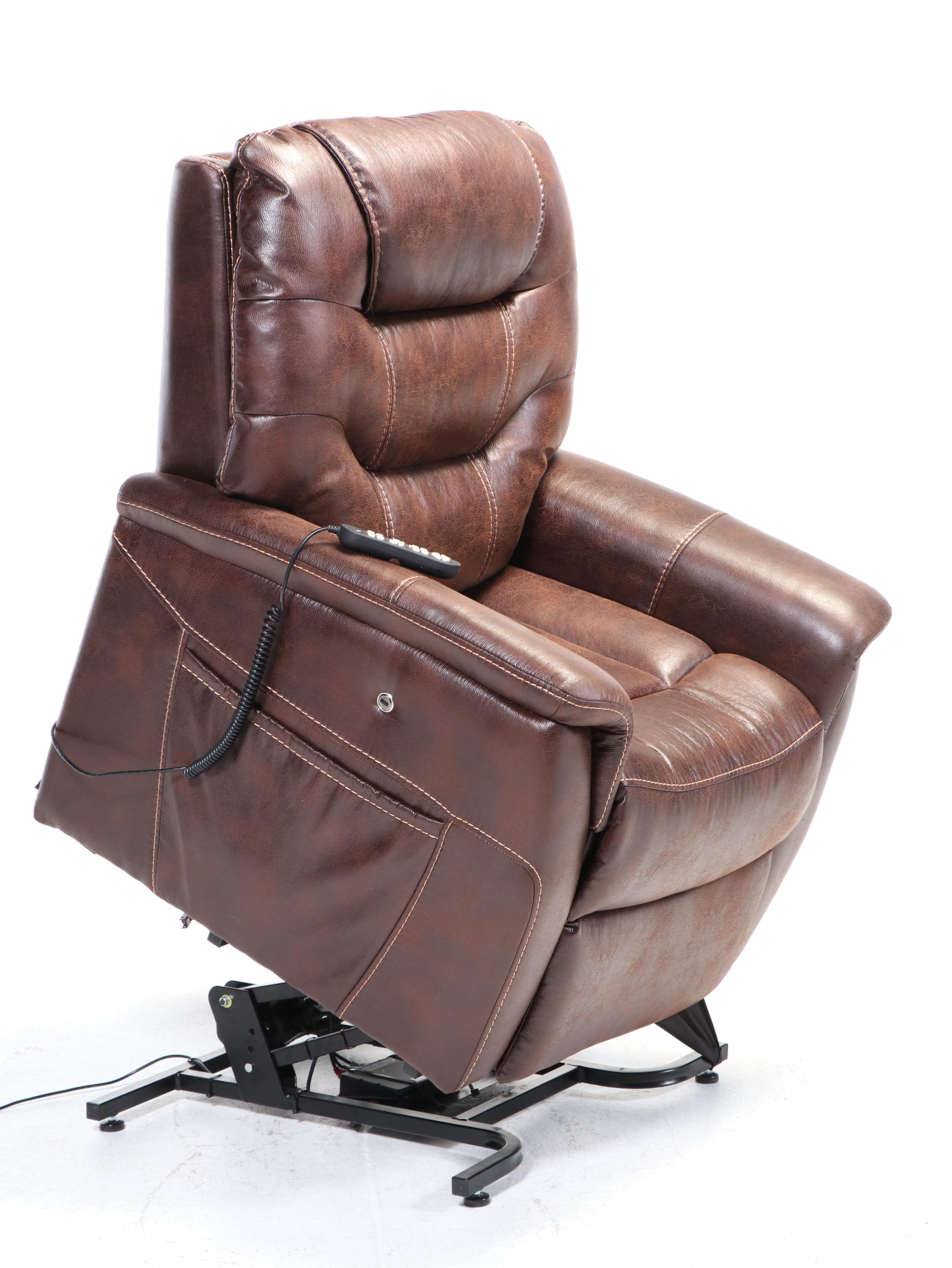 Ultra Comfort America Faux Leather Electric Recliner