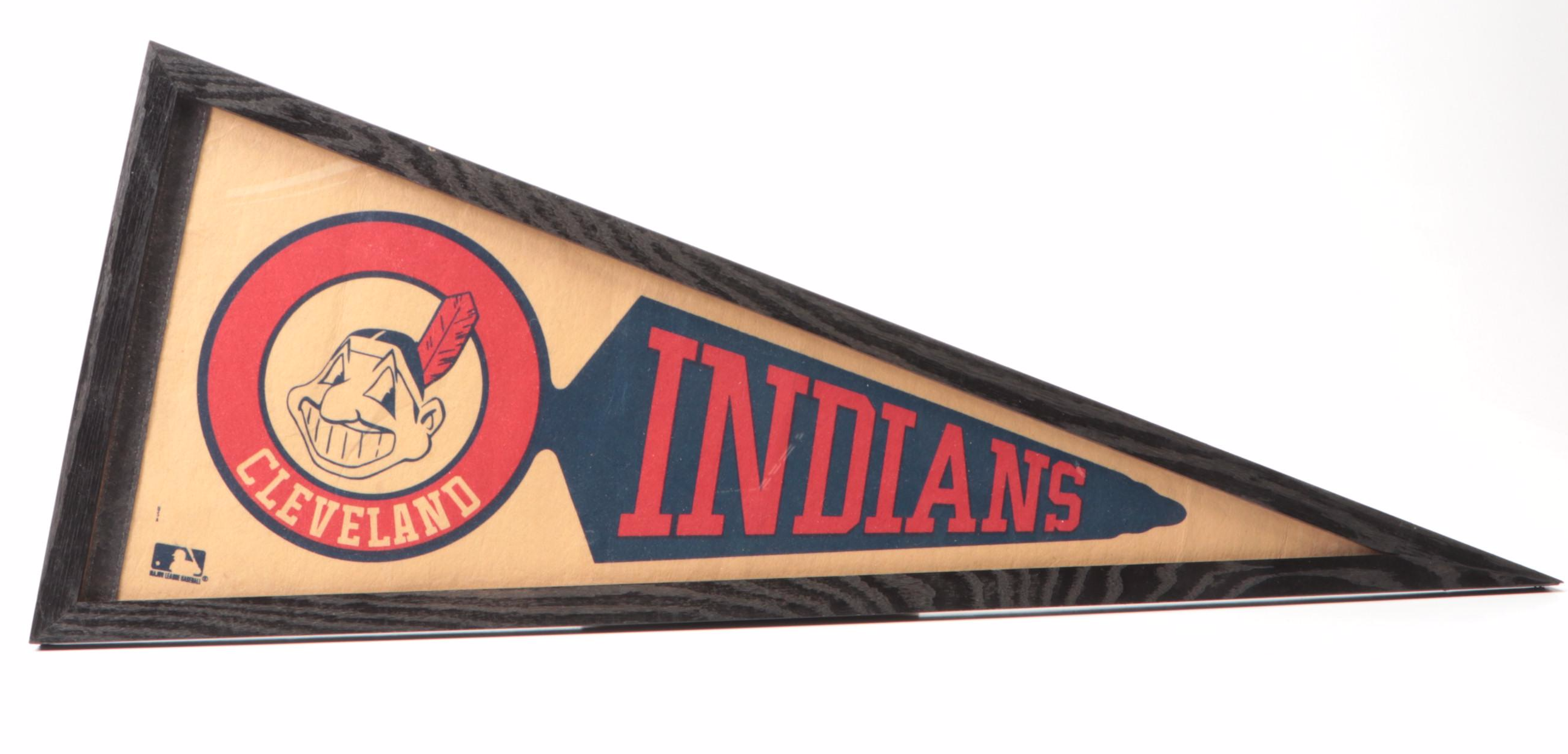 Terry Francona Signed Rawlings Official Baseball with Framed Pennant and More