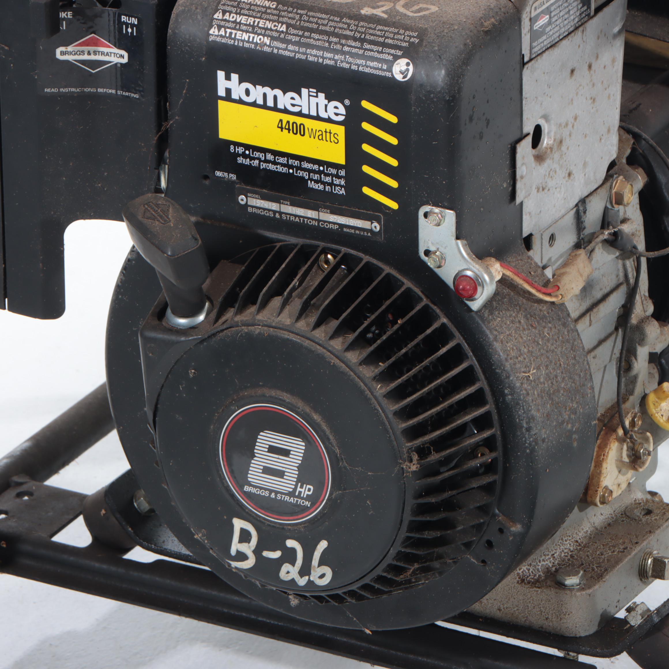 Homelite LR4400 Generator
