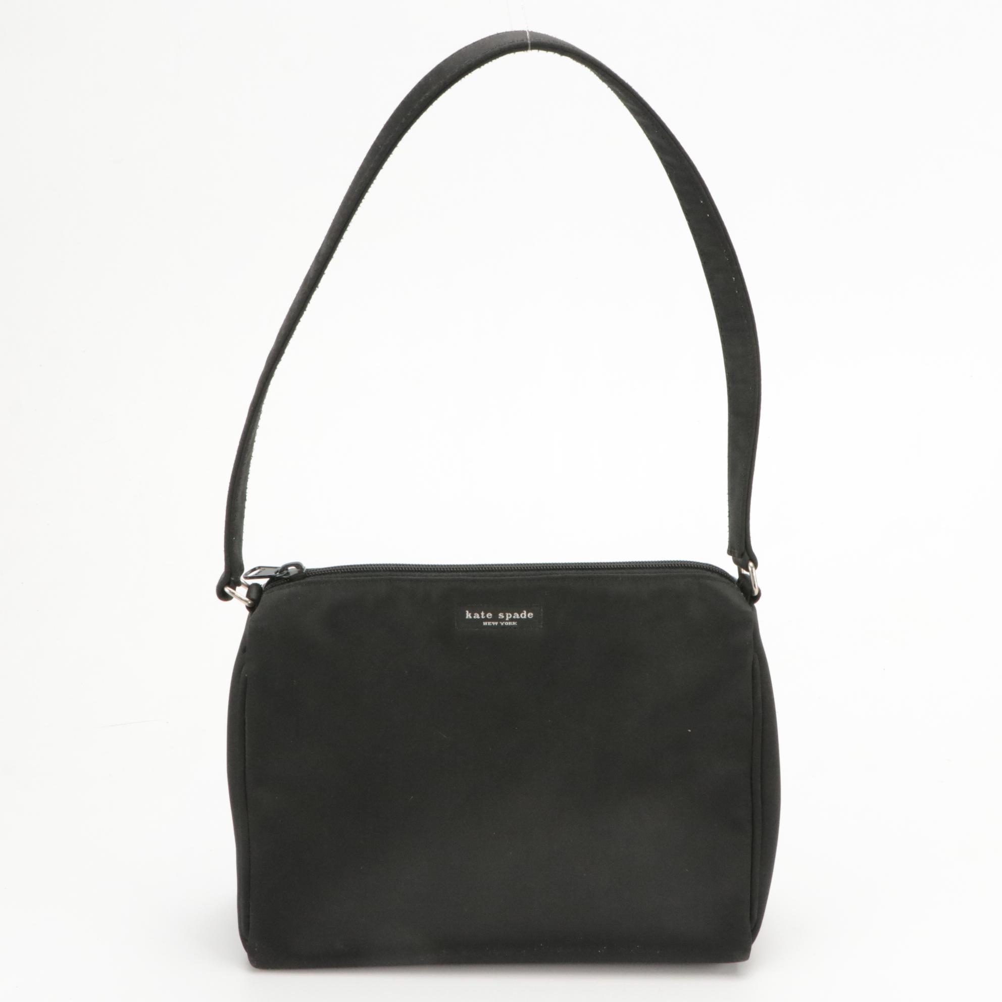 Kate Spade Shoulder Bag in Nylon and Aqua Madonna Leopard Print Calf Hair Bag