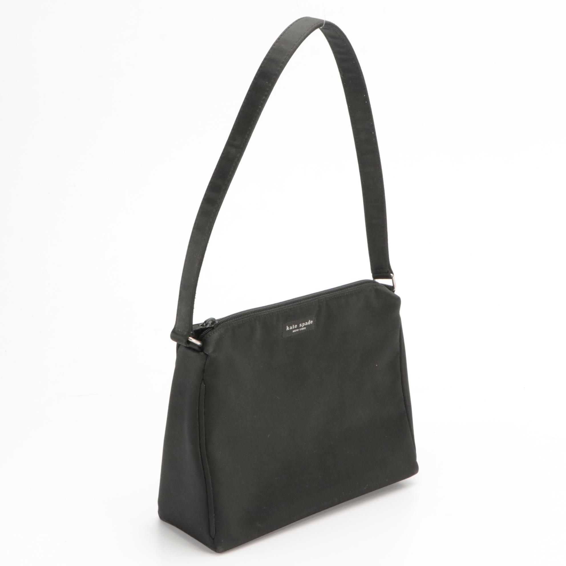 Kate Spade Shoulder Bag in Nylon and Aqua Madonna Leopard Print Calf Hair Bag