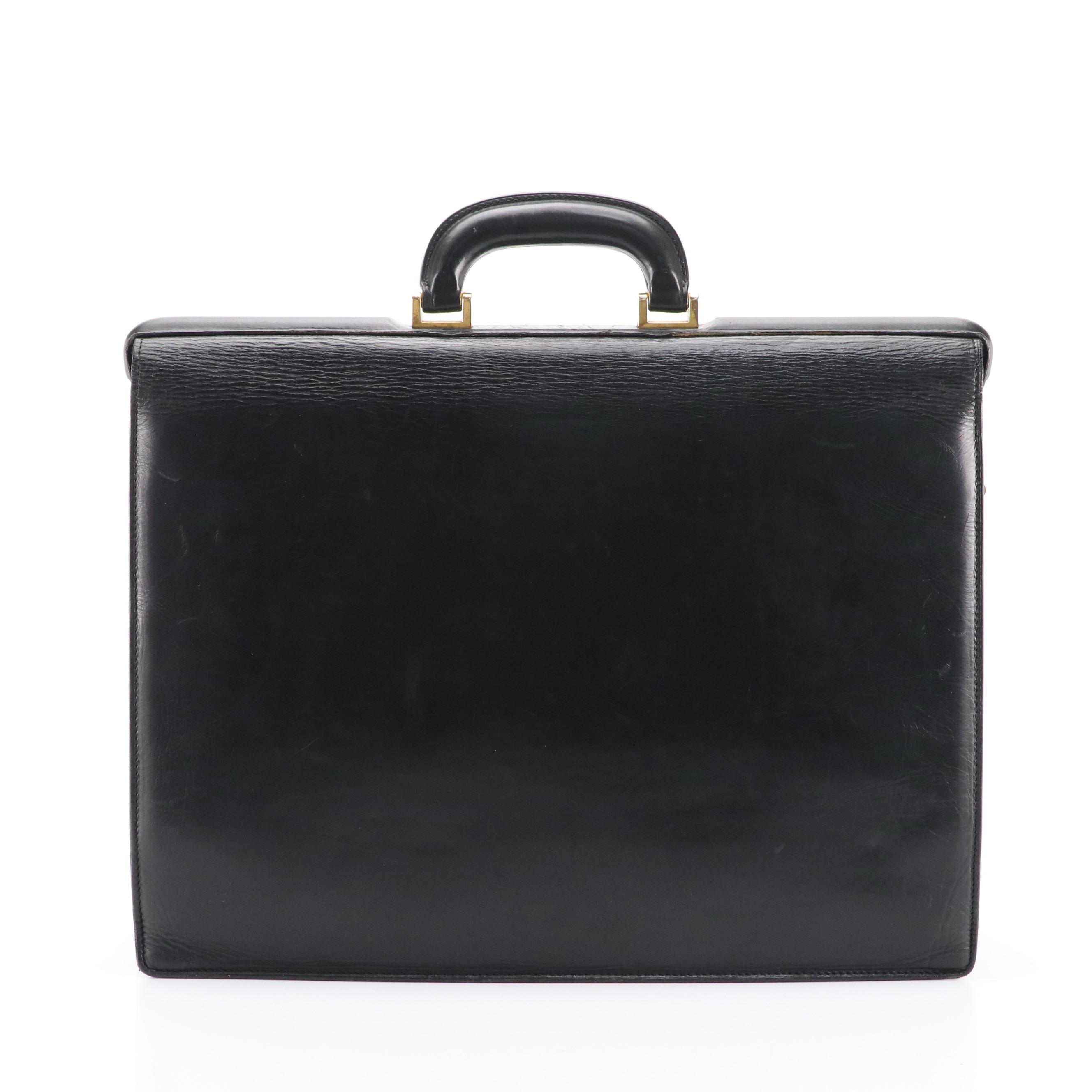 Salvatore Ferragamo Briefcase in Black Leather