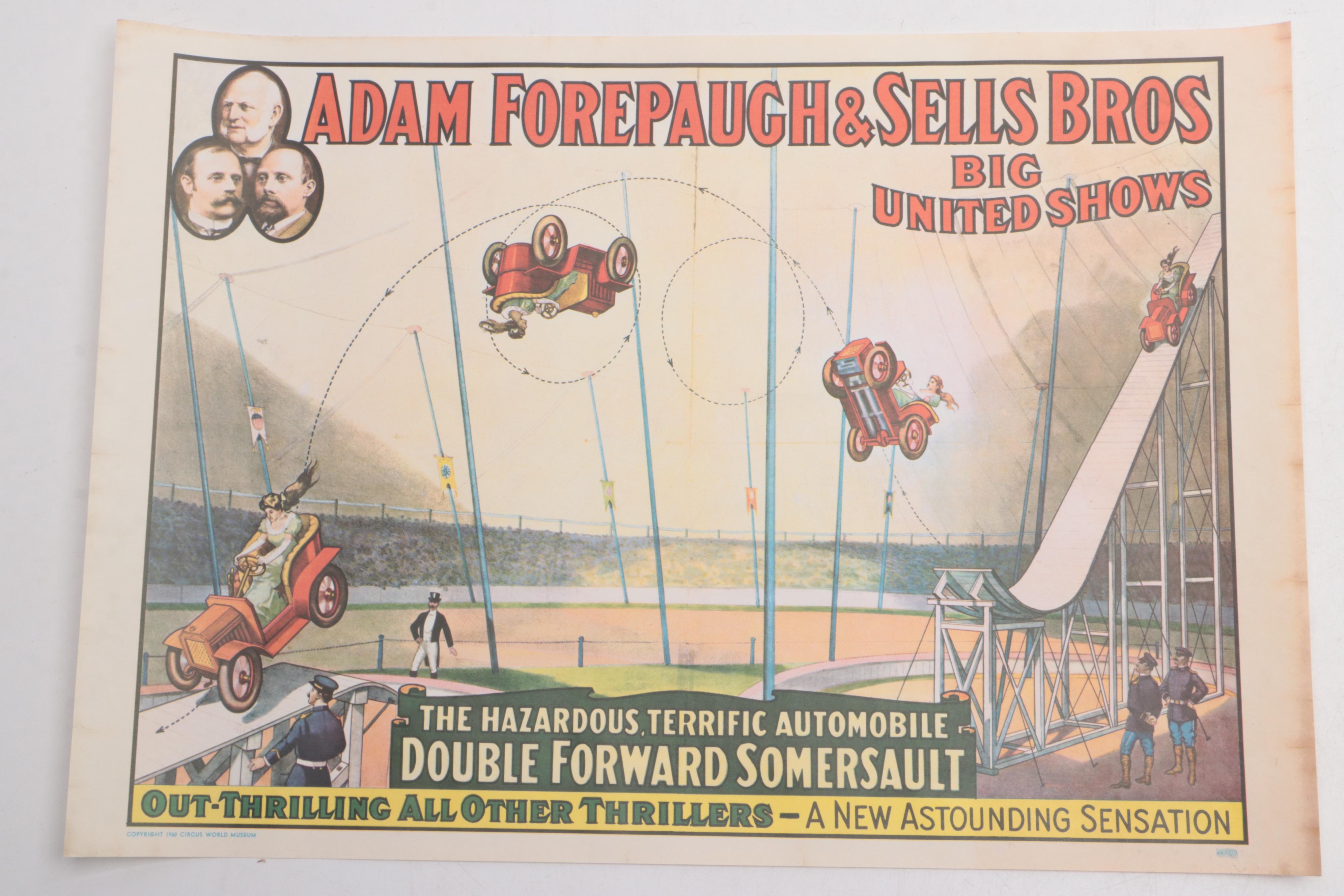 Ringling Bros, Al G. Barnes and Other Circus Posters, 1960