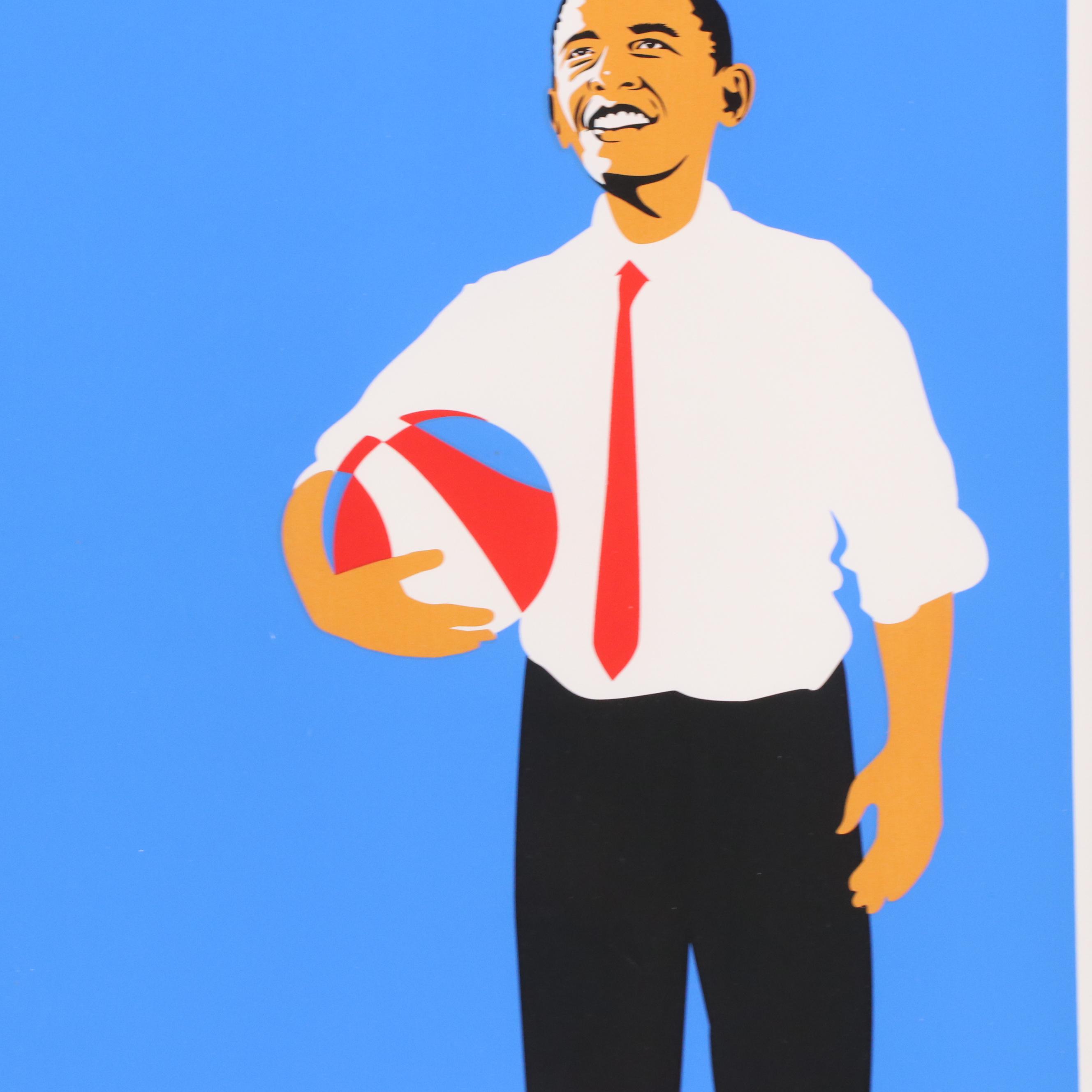 Ray Noland Obama Screen Print Campaign Poster, 2008