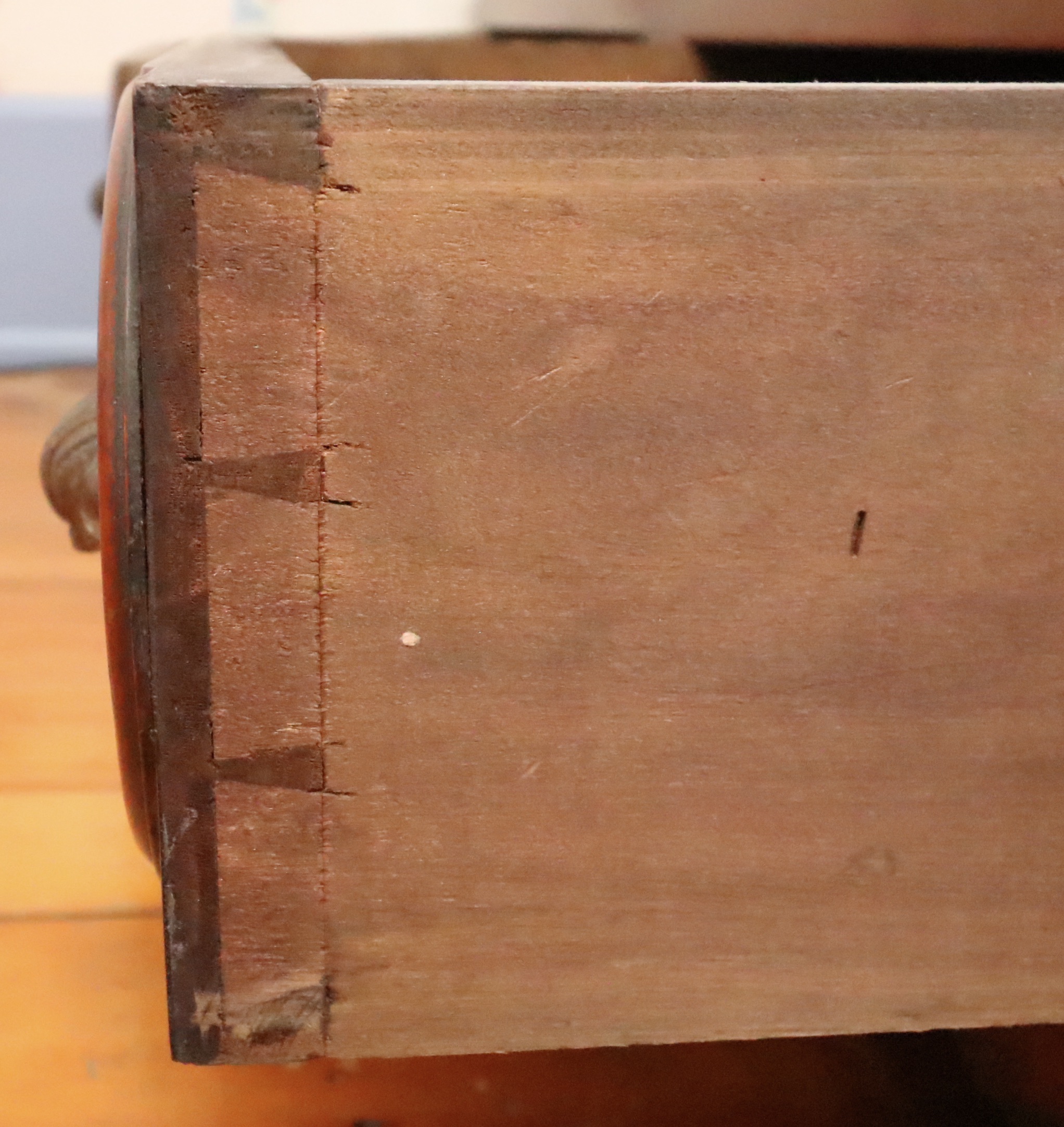 Victorian Rococo Revival Walnut Knockdown Wardrobe, Mid-19th Century