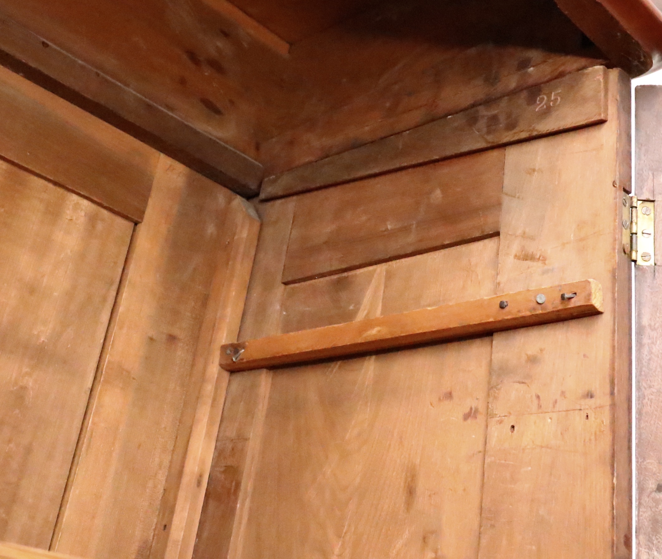 Victorian Rococo Revival Walnut Knockdown Wardrobe, Mid-19th Century