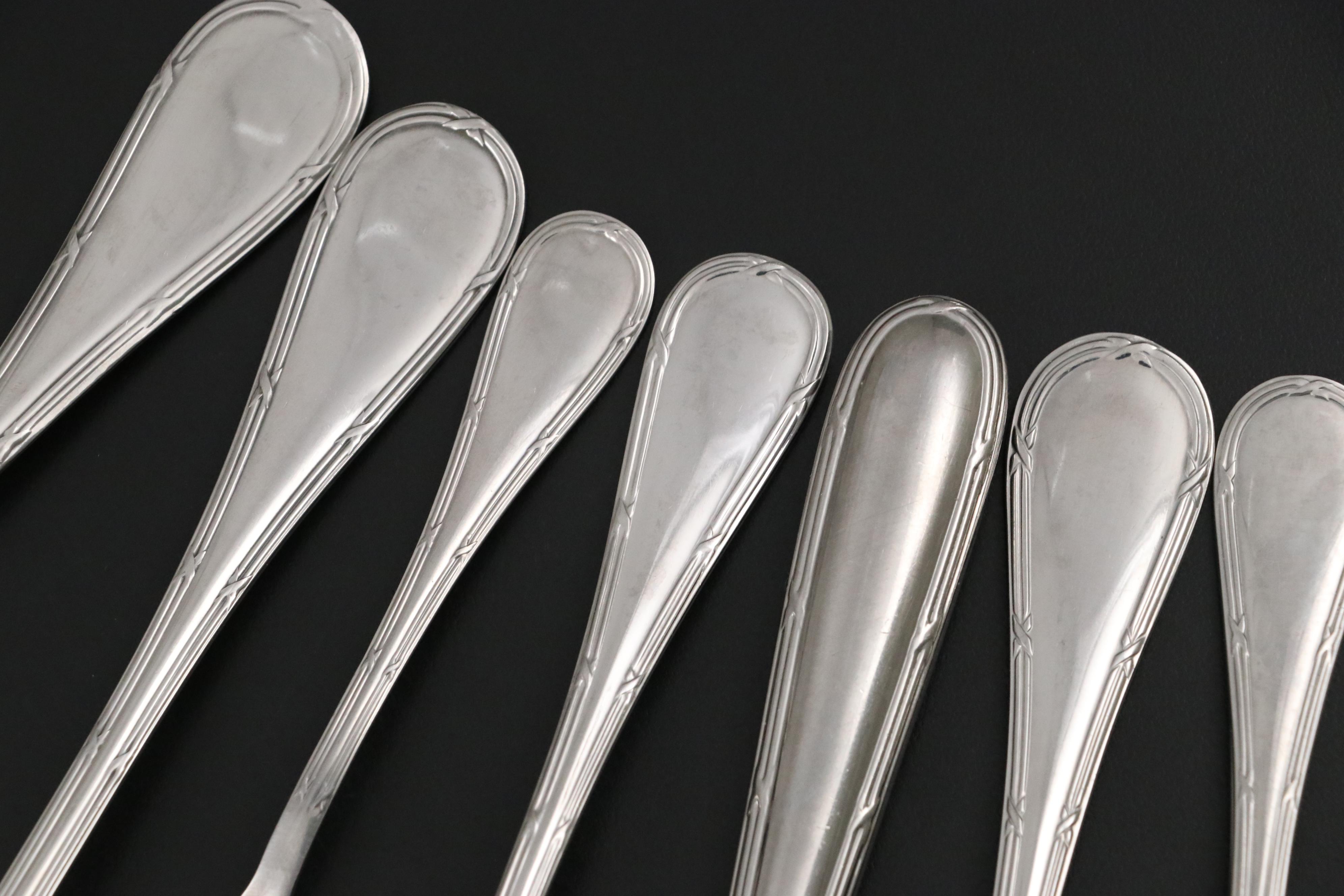 Christofle "Pastorale" Stainless Flatware Set