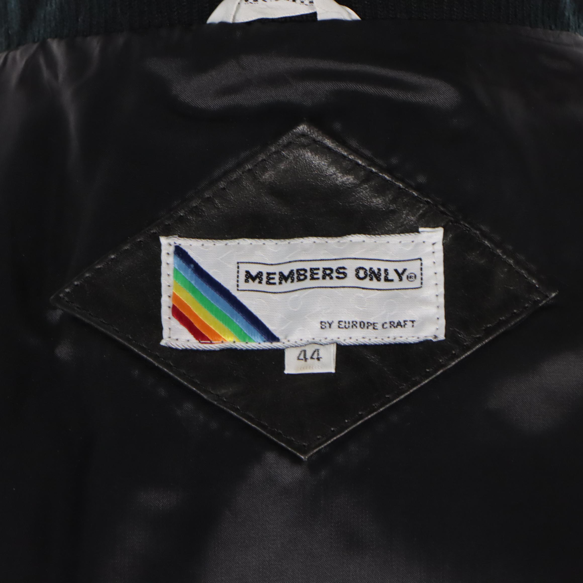 Men's Members Only Leather Jacket