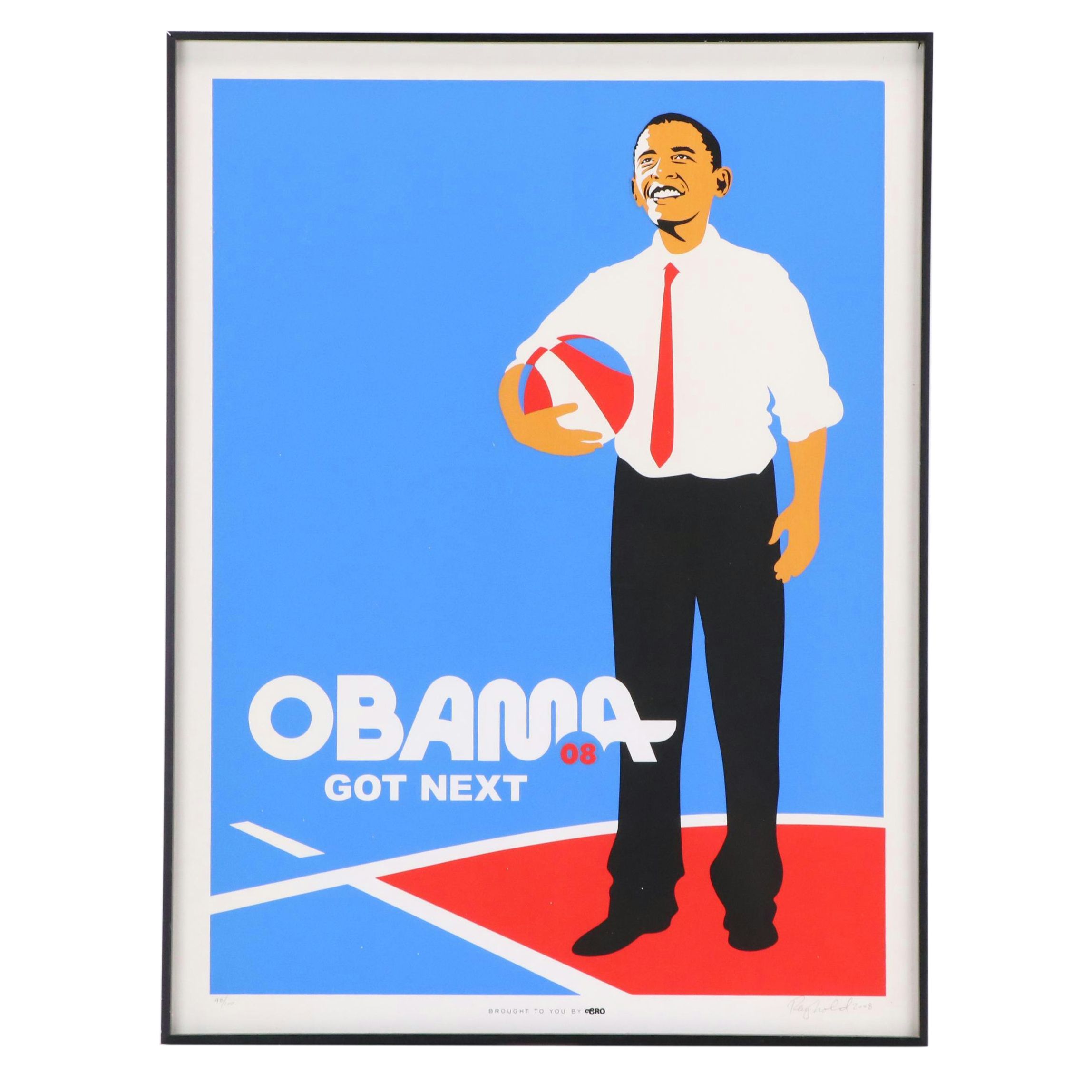 Ray Noland Obama Screen Print Campaign Poster, 2008