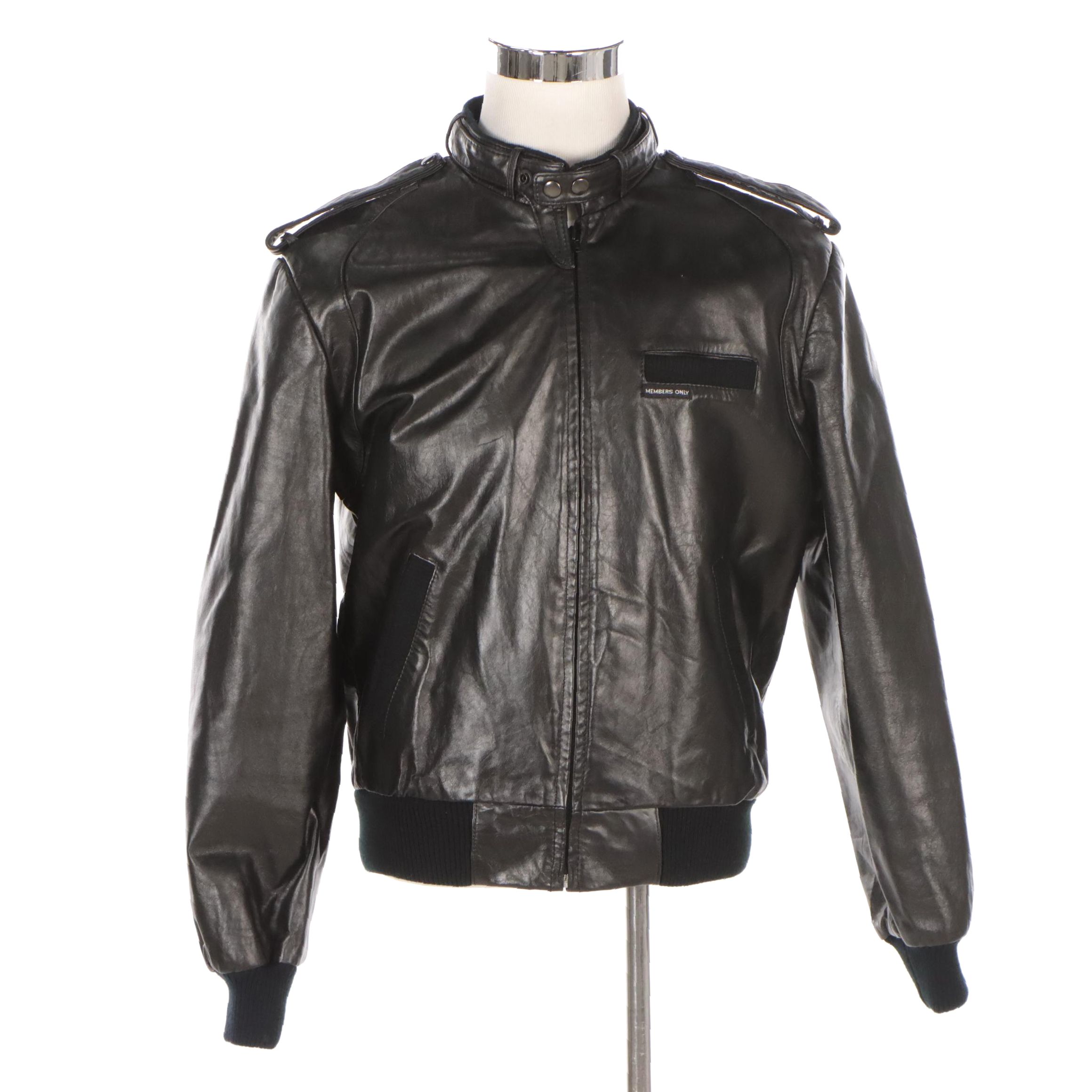Men's Members Only Leather Jacket
