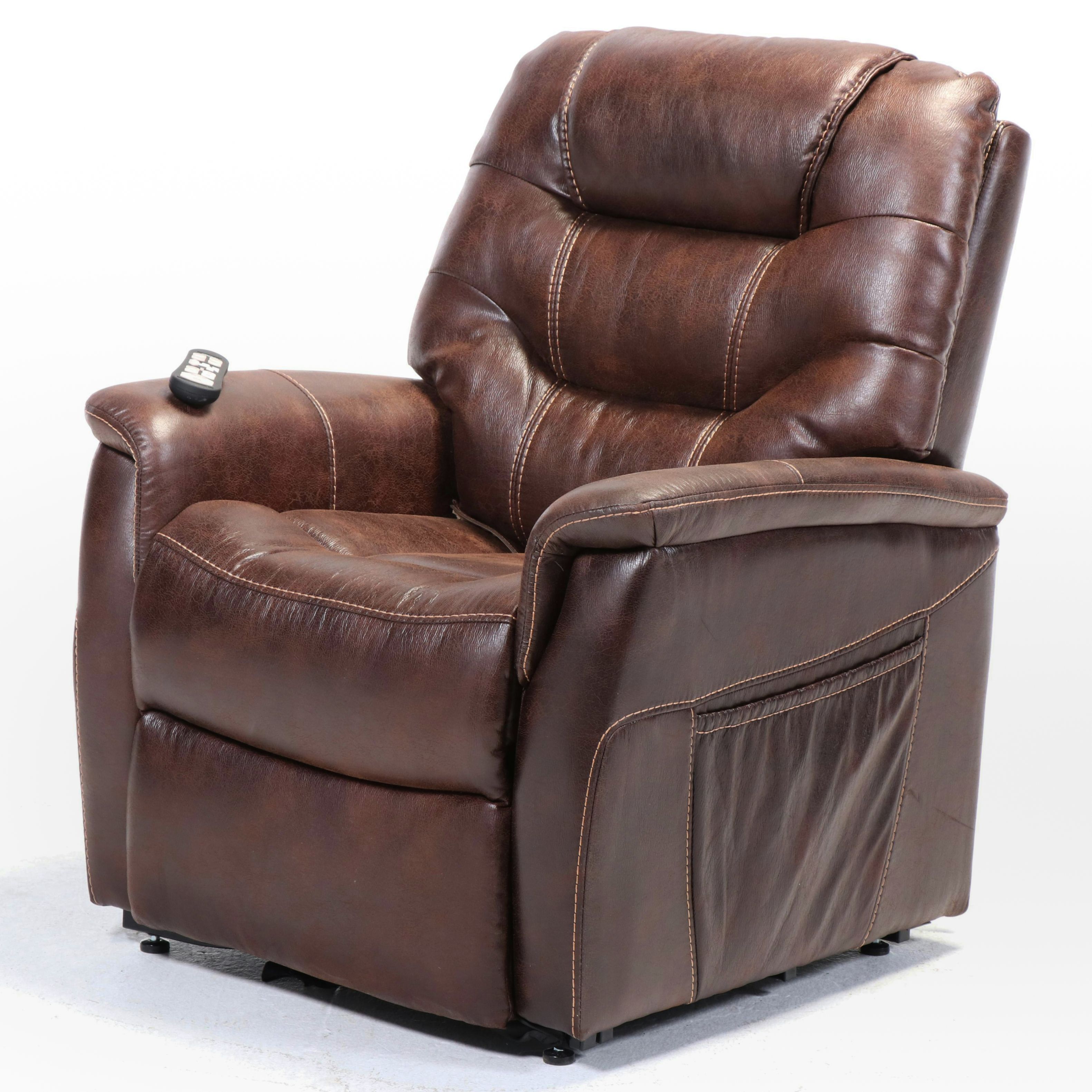 Ultra Comfort America Faux Leather Electric Recliner