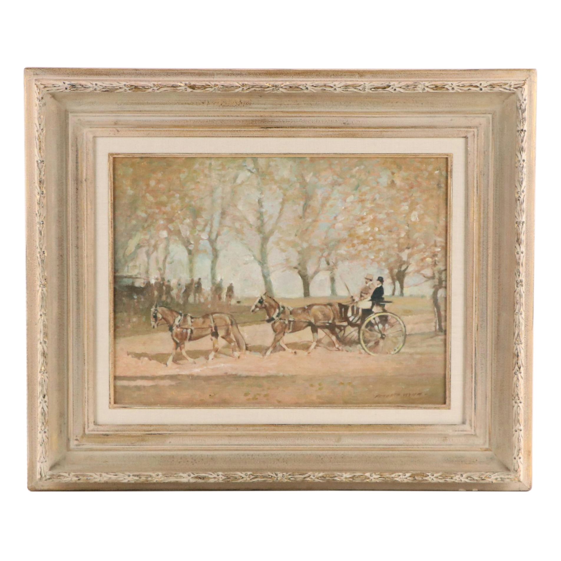 Kenneth Wynn Oil Painting "Bicton Championship"