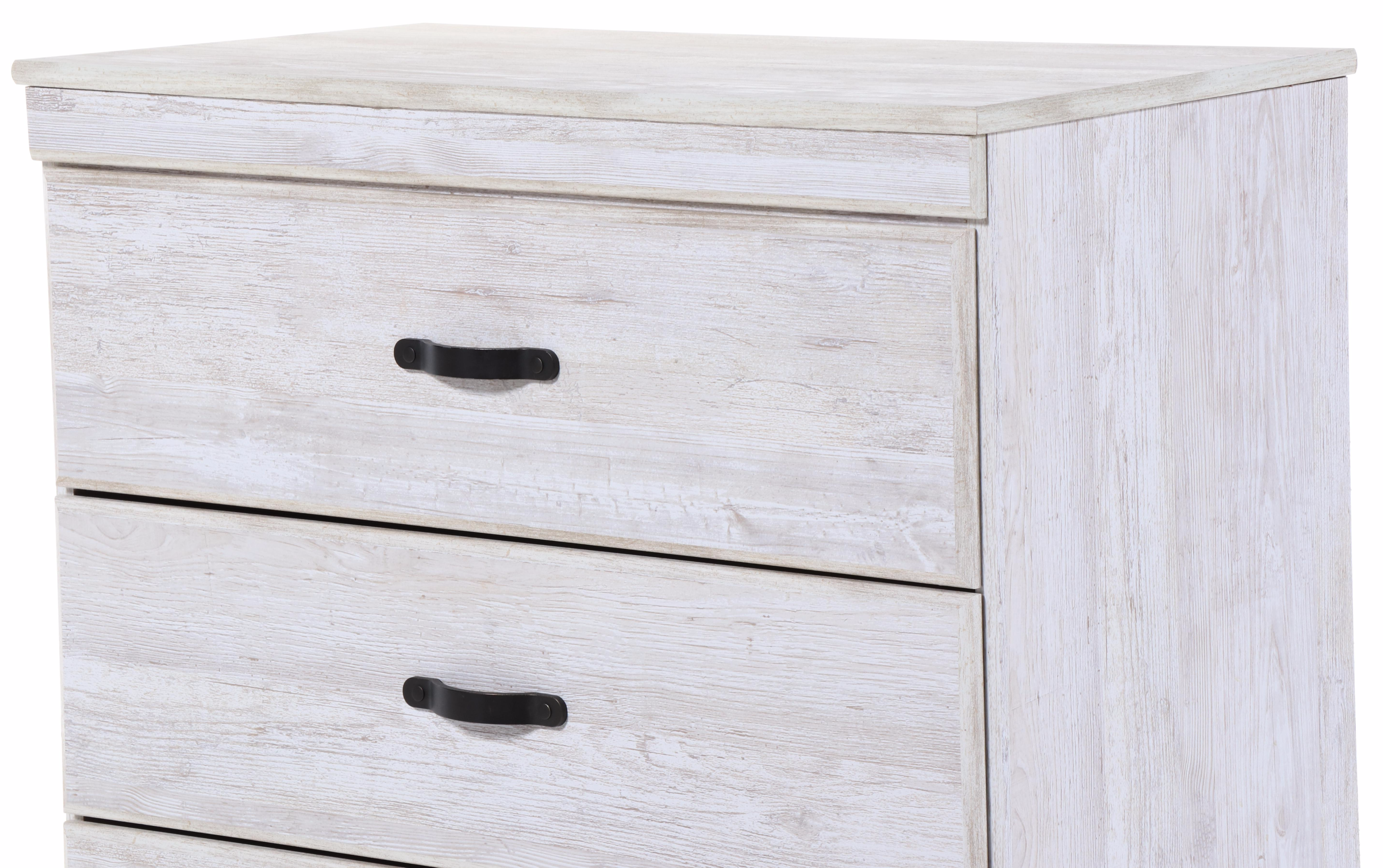 Ashley Furniture White-Washed Finish Chest and Dresser