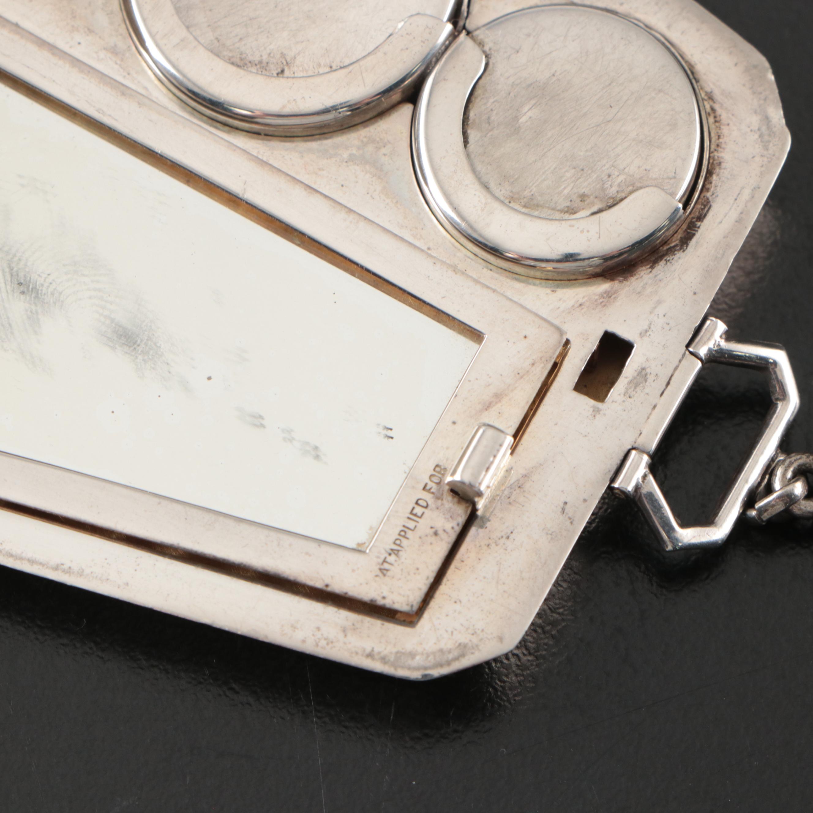 Late Victorian James E. Blake Co. Sterling Silver and 14K Coin Compact