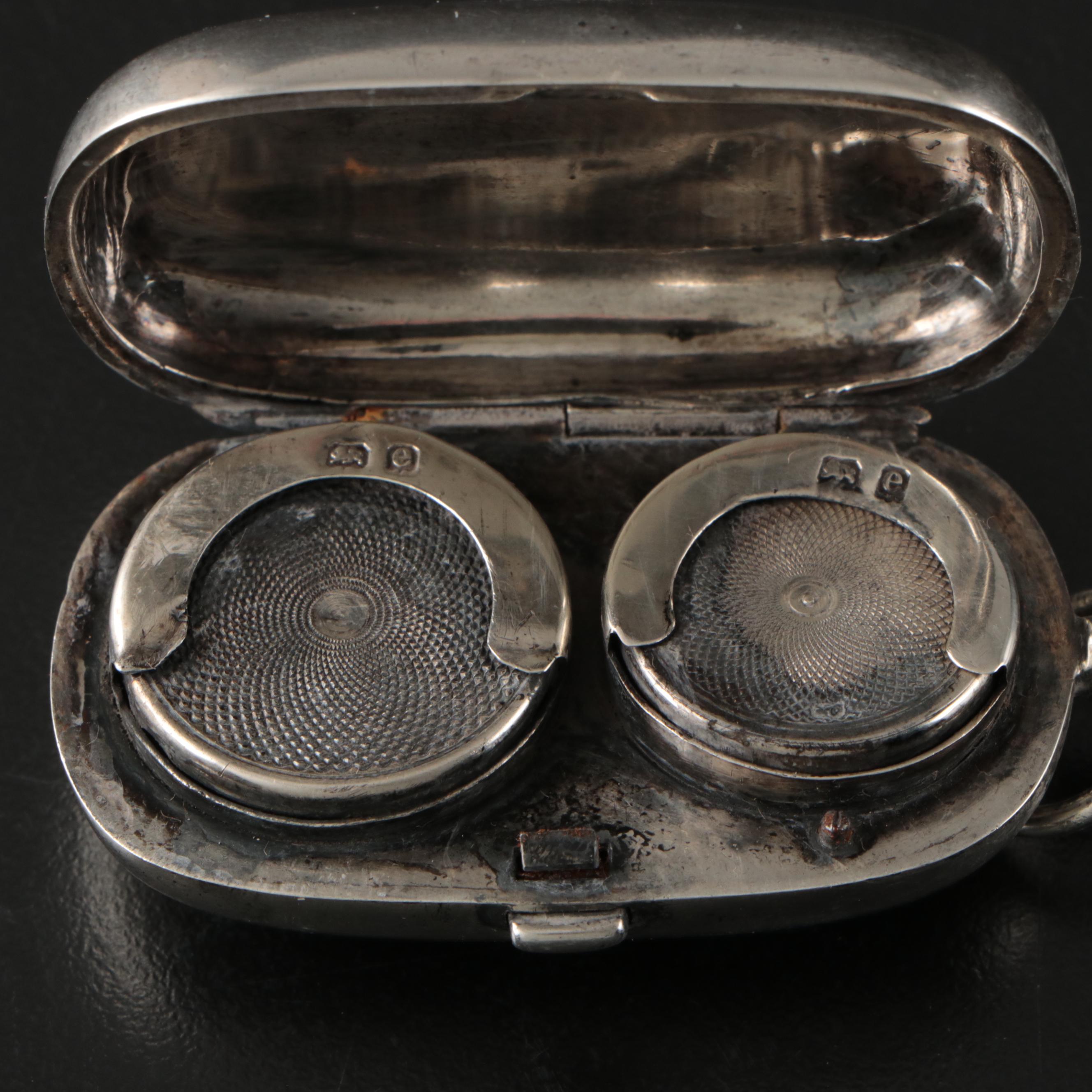 Antique and Vintage Sterling Coin Cases Including Henry Charles Freeman