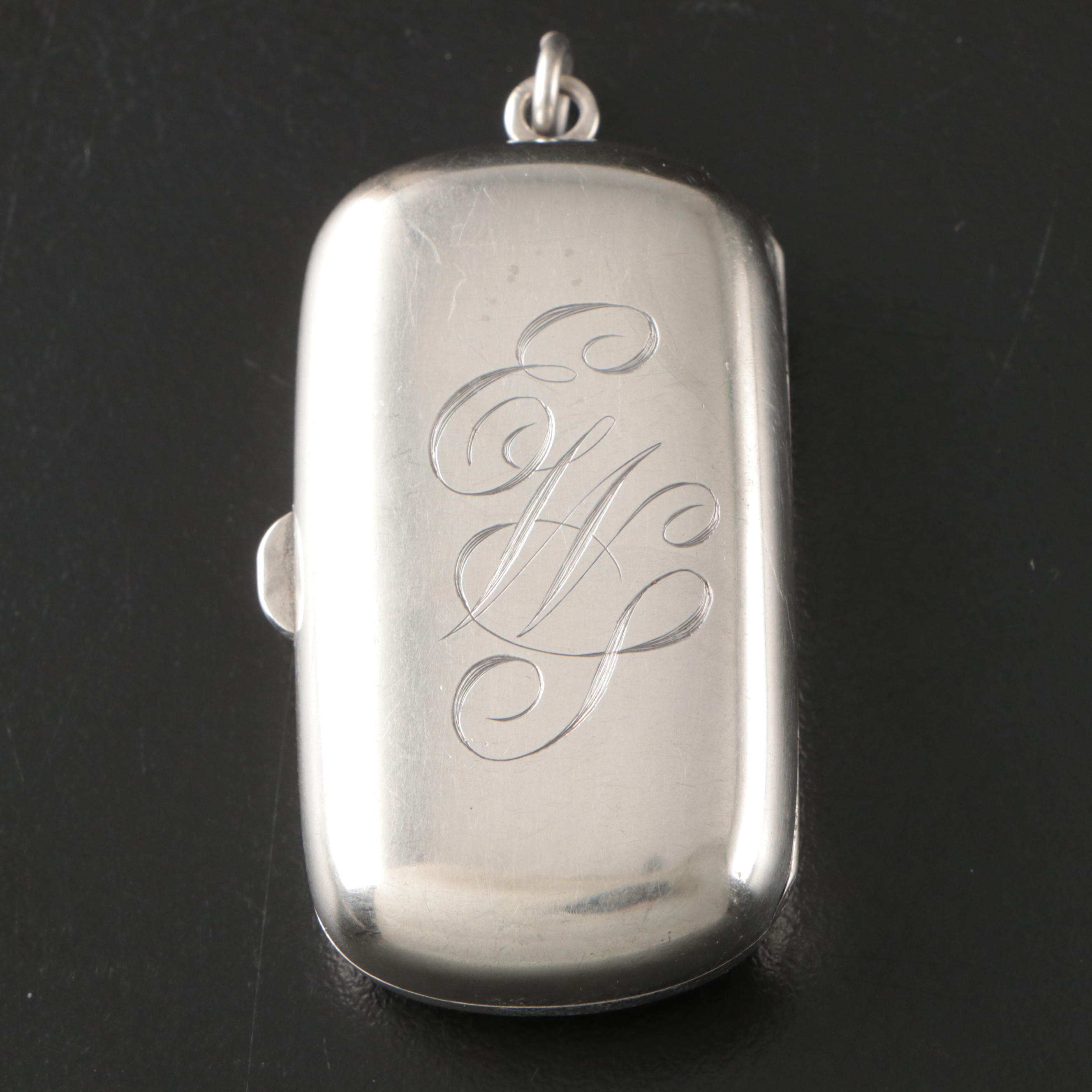 Antique and Vintage Sterling Coin Cases Including Henry Charles Freeman