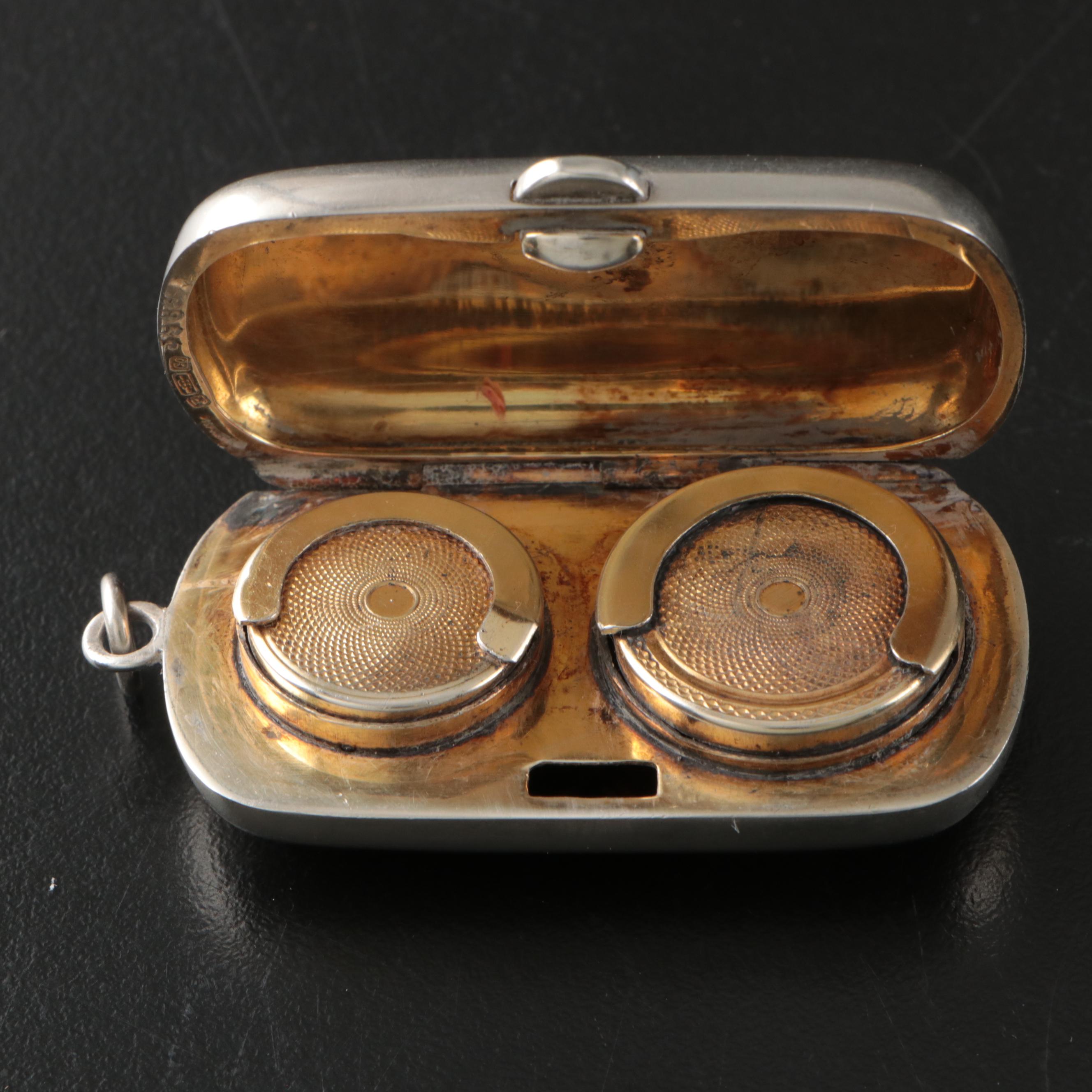 Antique and Vintage Sterling Coin Cases Including Henry Charles Freeman