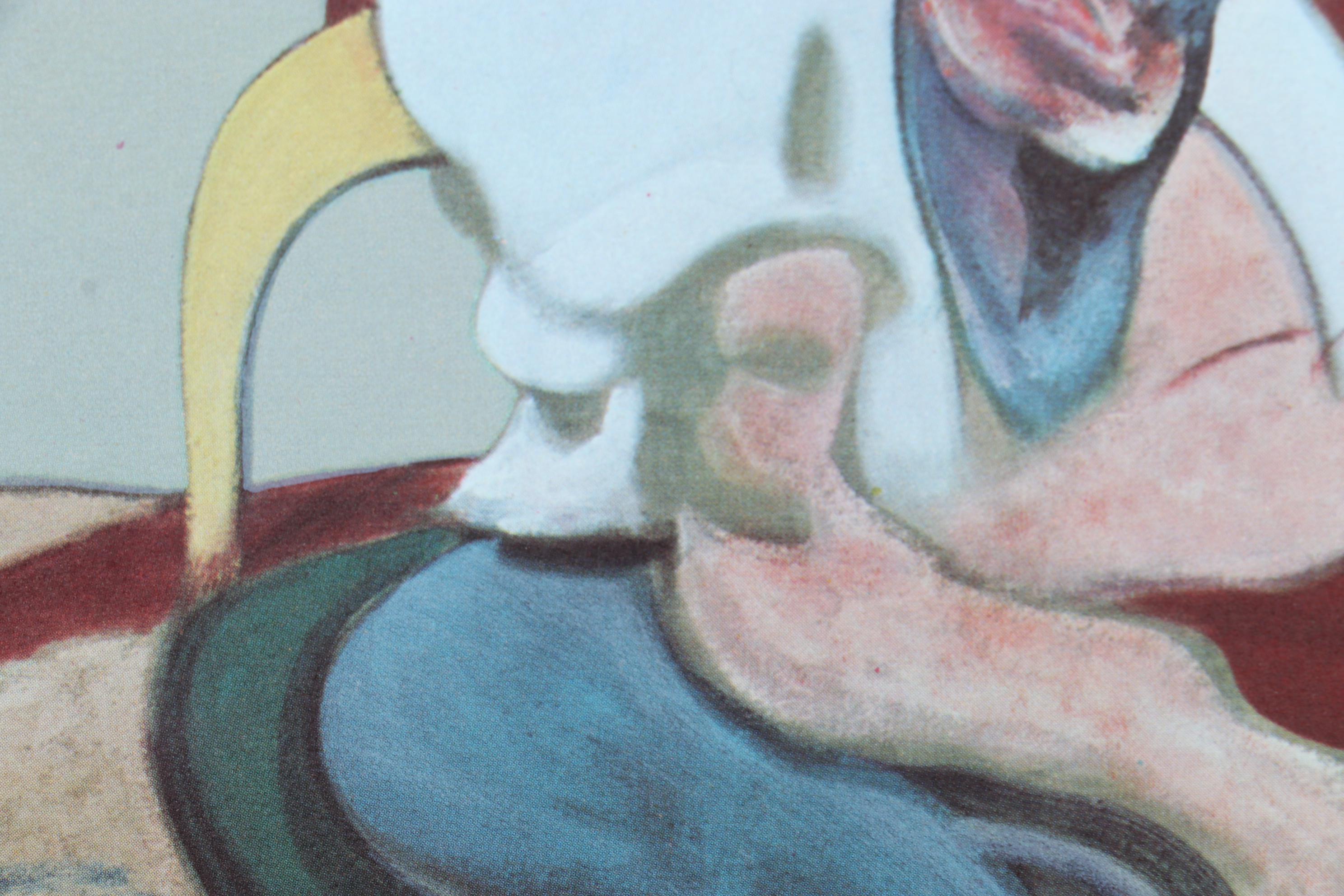 Francis Bacon Portrait Lithograph of Lucian Freud for "Derrière le Miroir," 1966