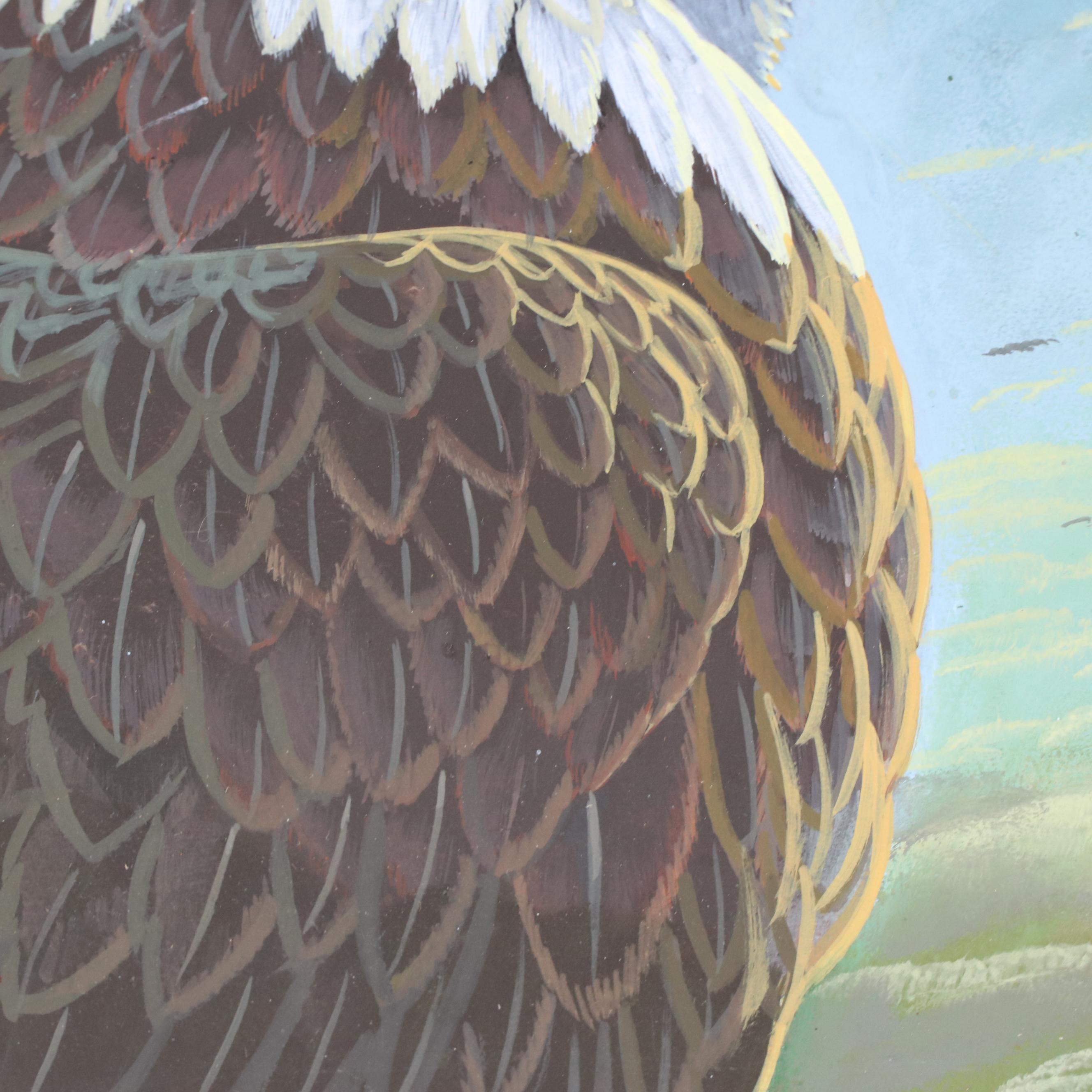 Doug Walgus Oil Painting of Bald Eagle, 2009