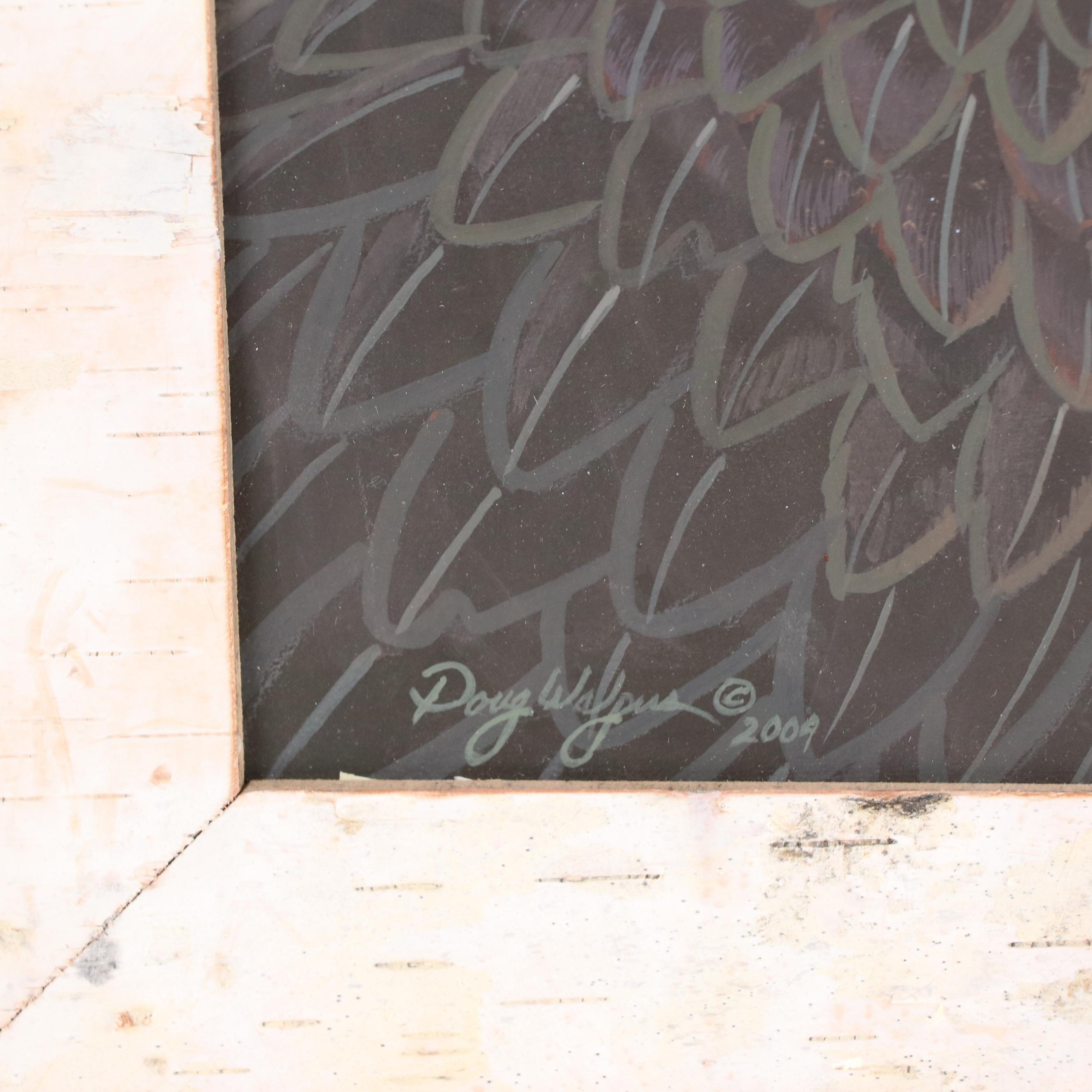 Doug Walgus Oil Painting of Bald Eagle, 2009