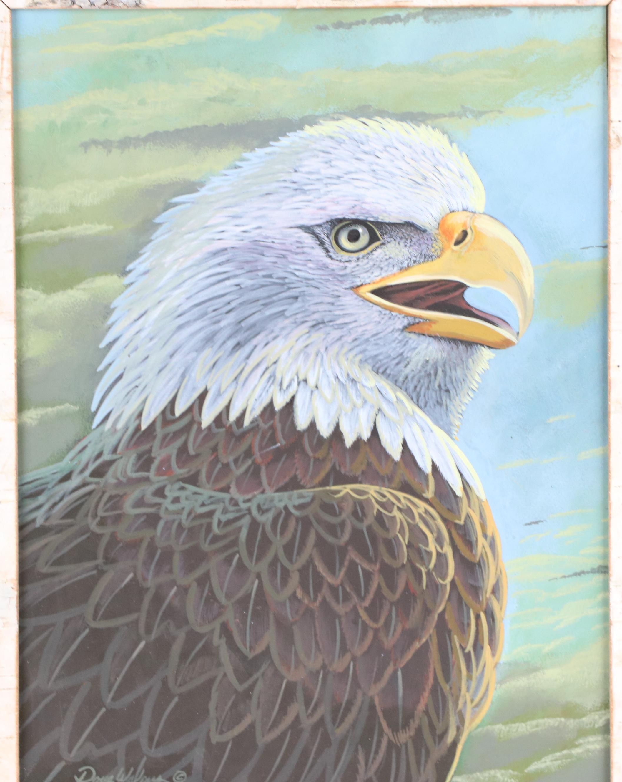 Doug Walgus Oil Painting of Bald Eagle, 2009
