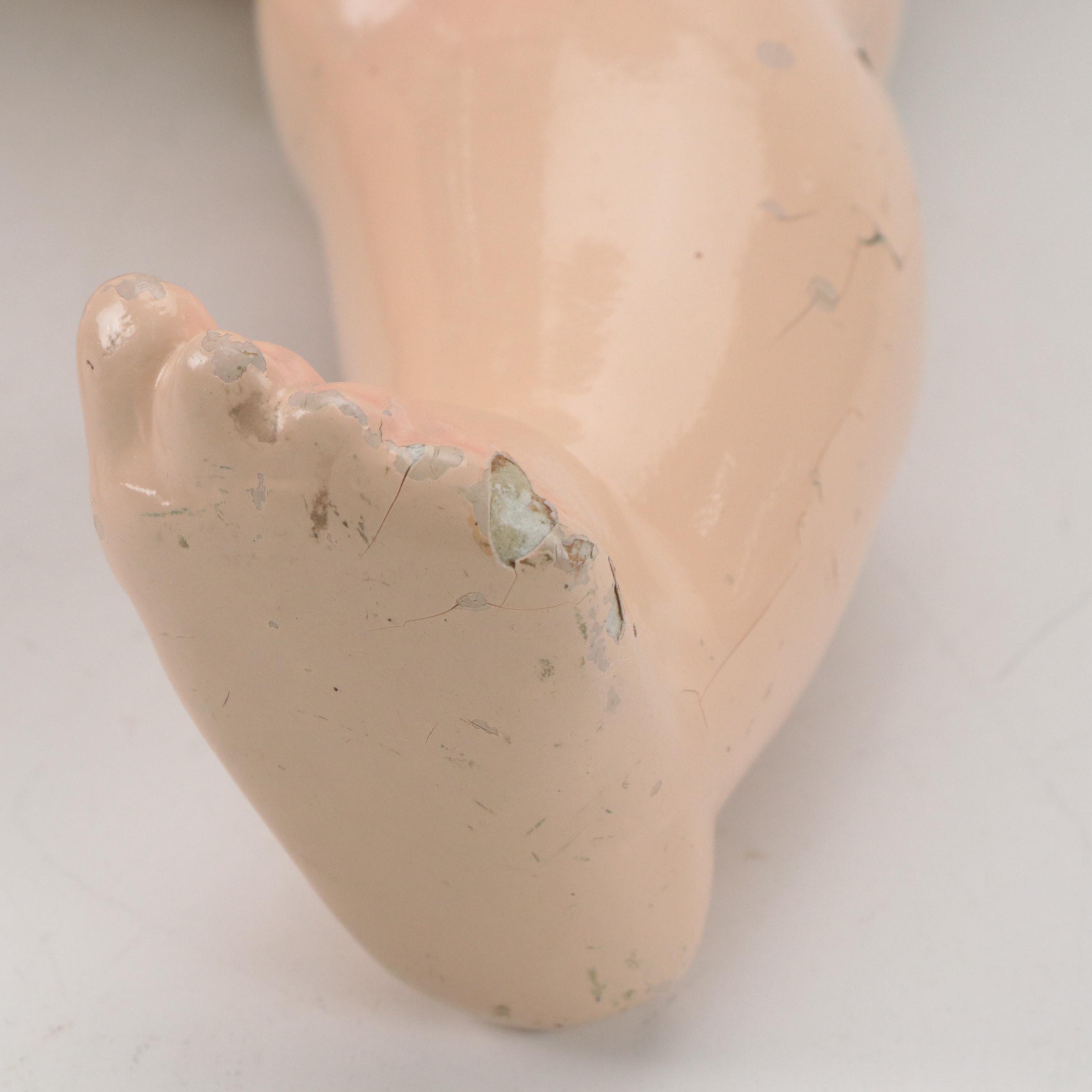 Alt, Beck & Gottschalk "Bonnie Babe" Bisque and Composition Doll with Chair