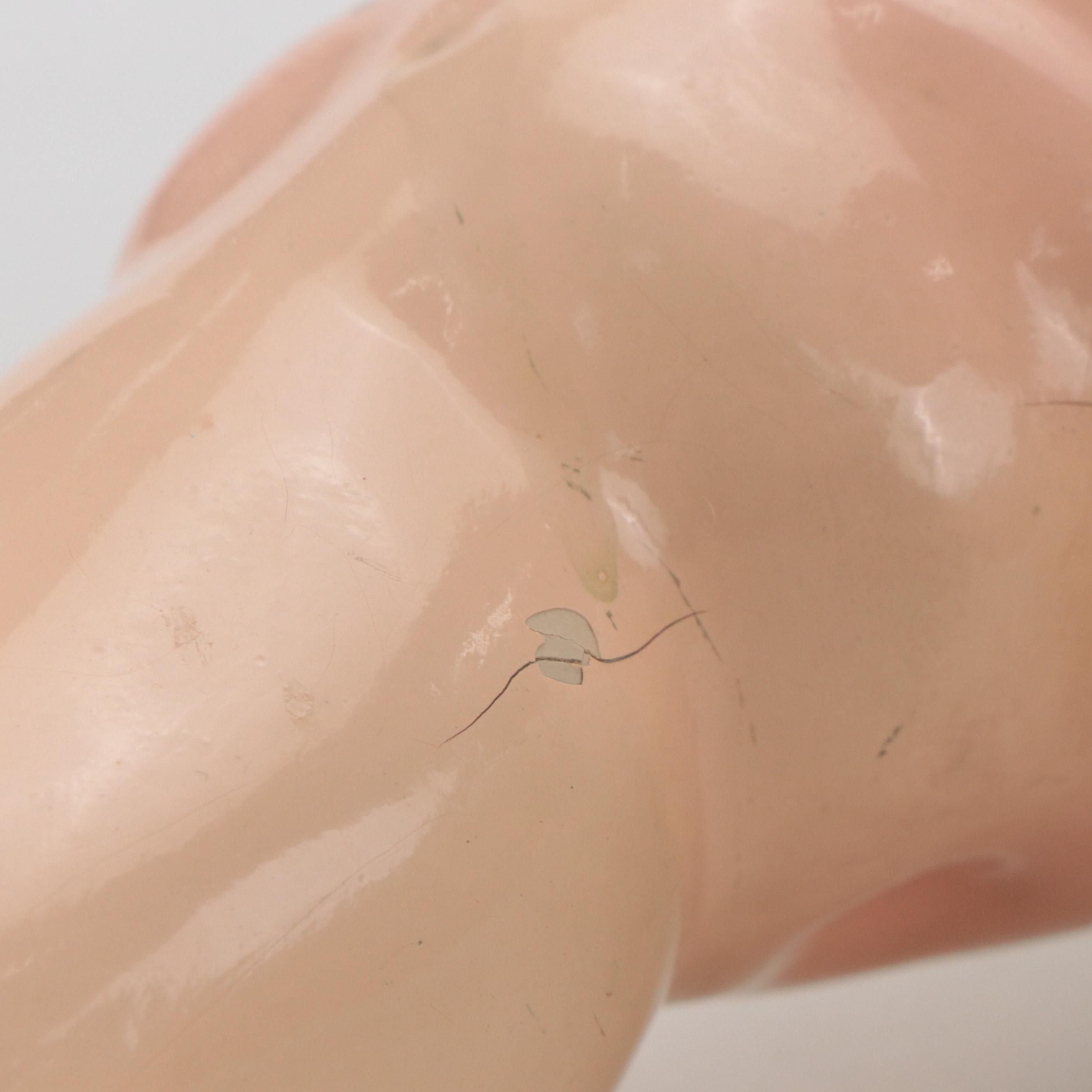 Alt, Beck & Gottschalk "Bonnie Babe" Bisque and Composition Doll with Chair