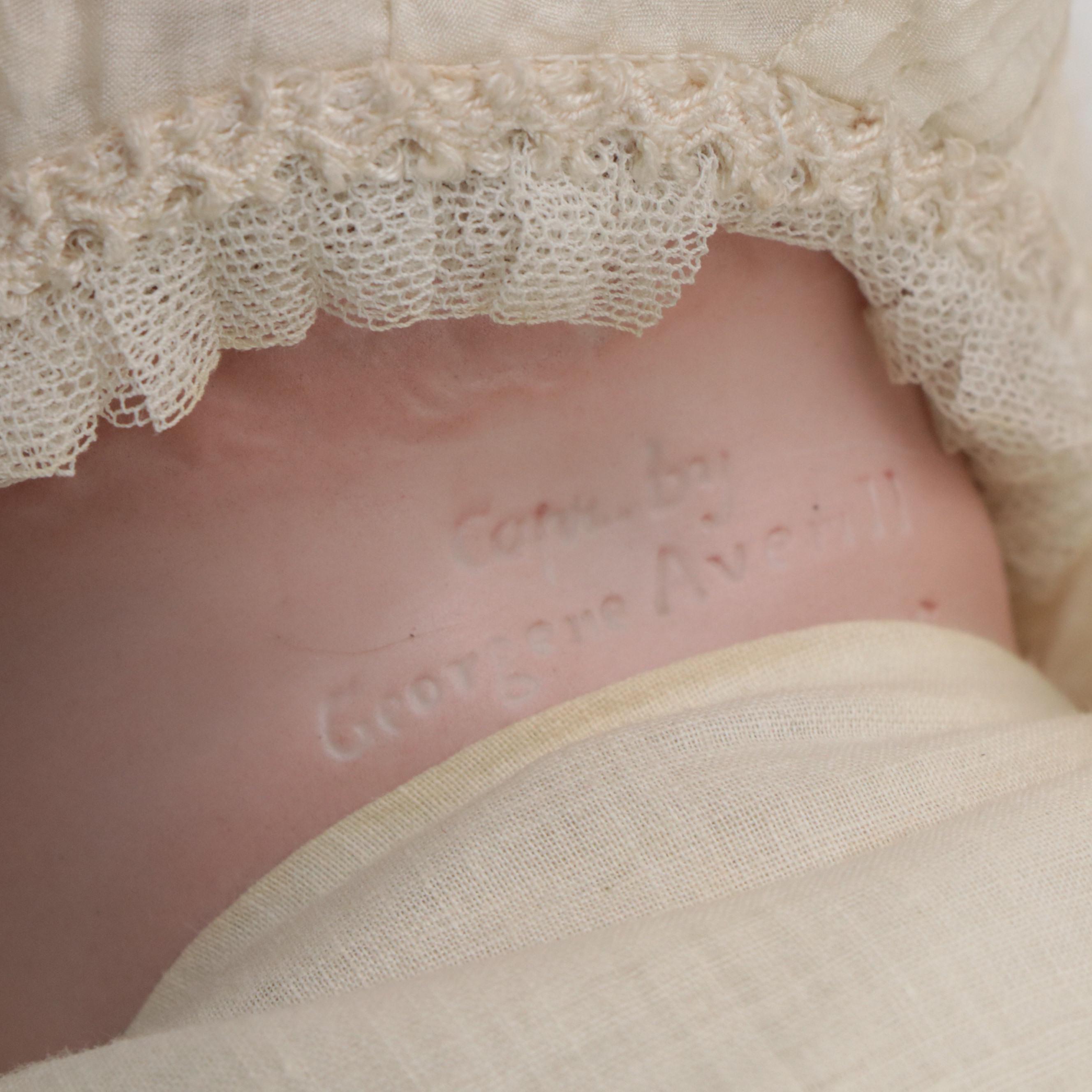 Alt, Beck & Gottschalk "Bonnie Babe" Bisque and Composition Doll with Chair