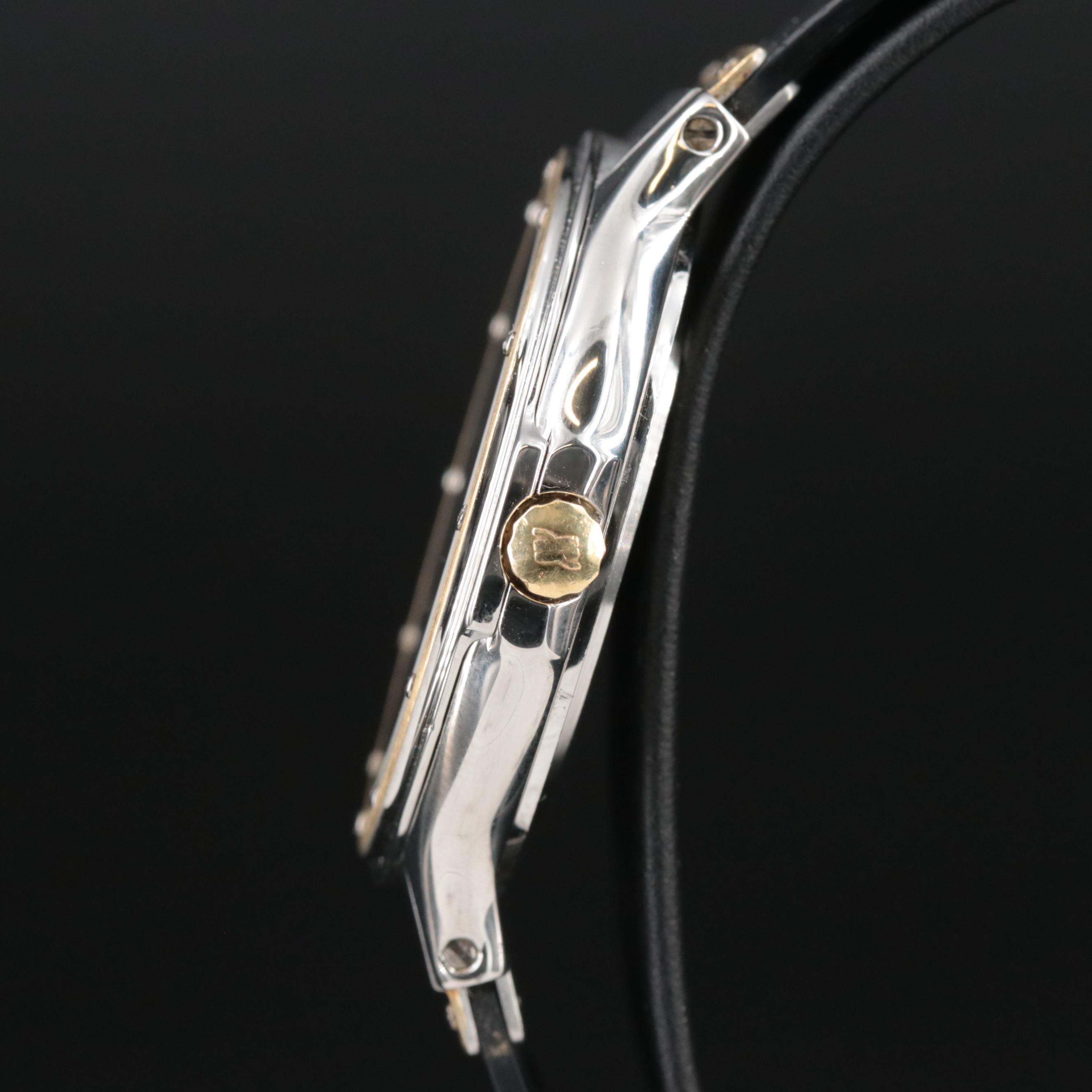 Hublot Classic MDM Blue 18K Gold and Steel 36MM Quartz Watch