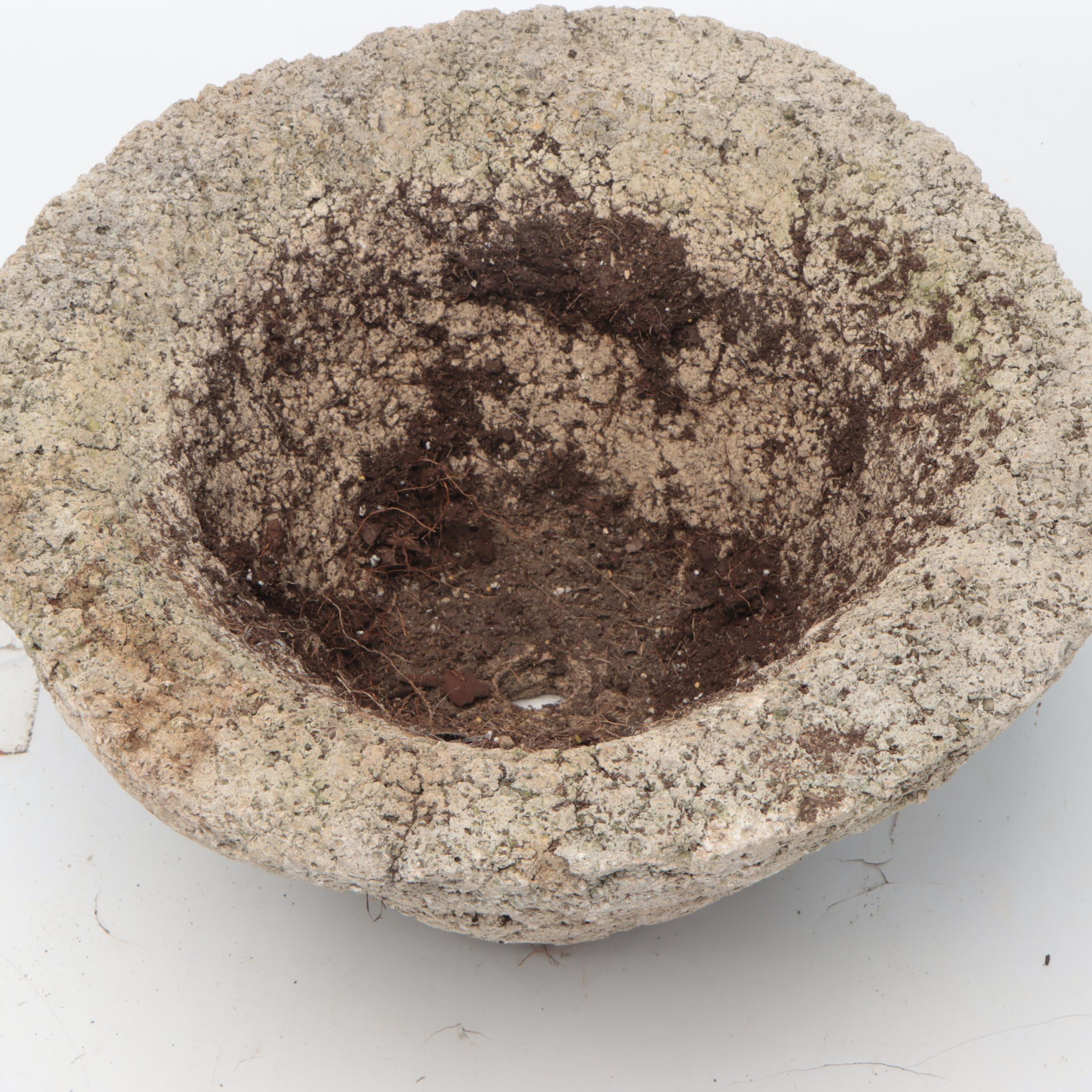 Faux Stone Garden Planters