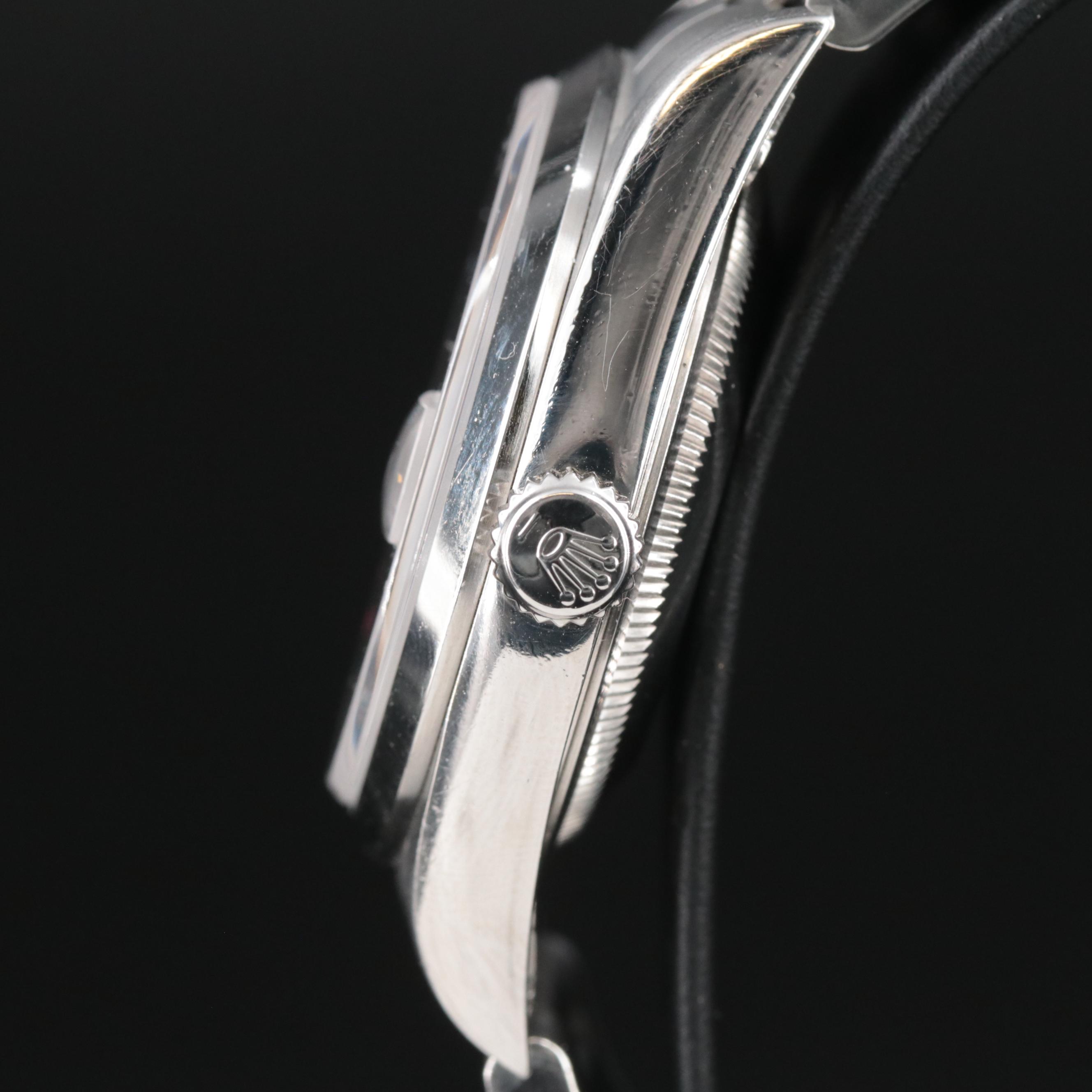 Rolex Datejust Rhodium Oyster Steel 36MM Automatic Watch