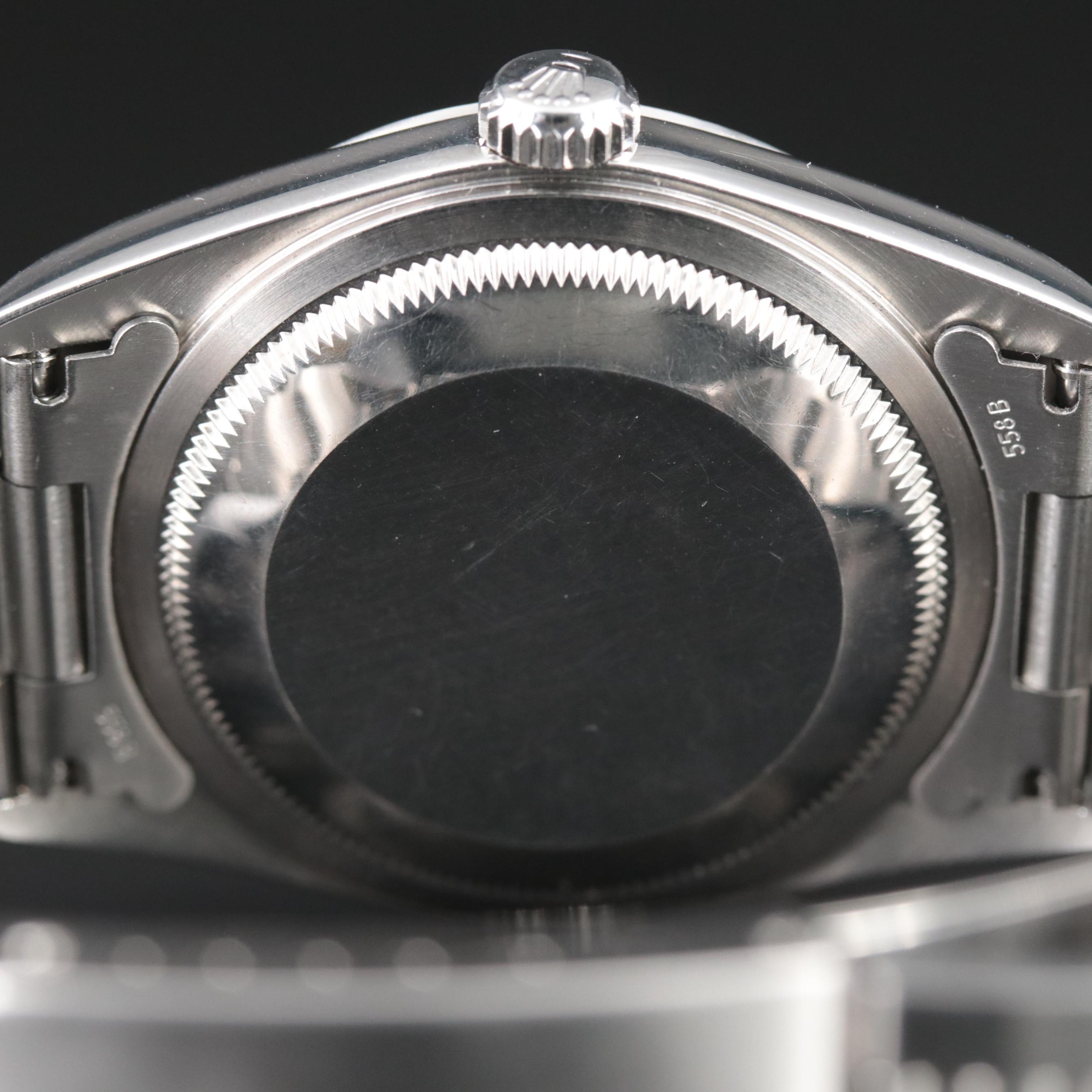 Rolex Datejust Rhodium Oyster Steel 36MM Automatic Watch