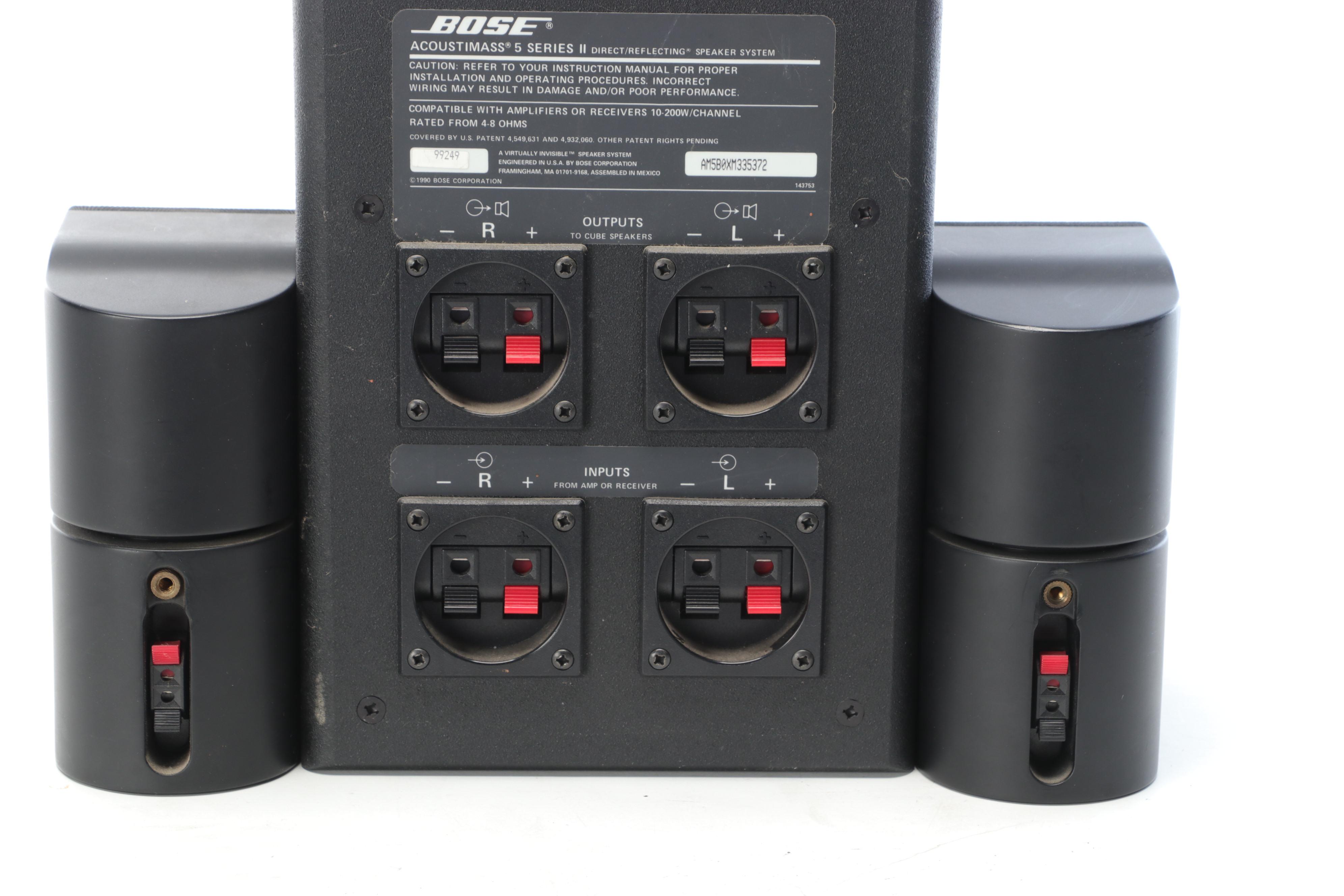 Bose Acoustimass 5 Series II Direct/Reflecting Speaker System