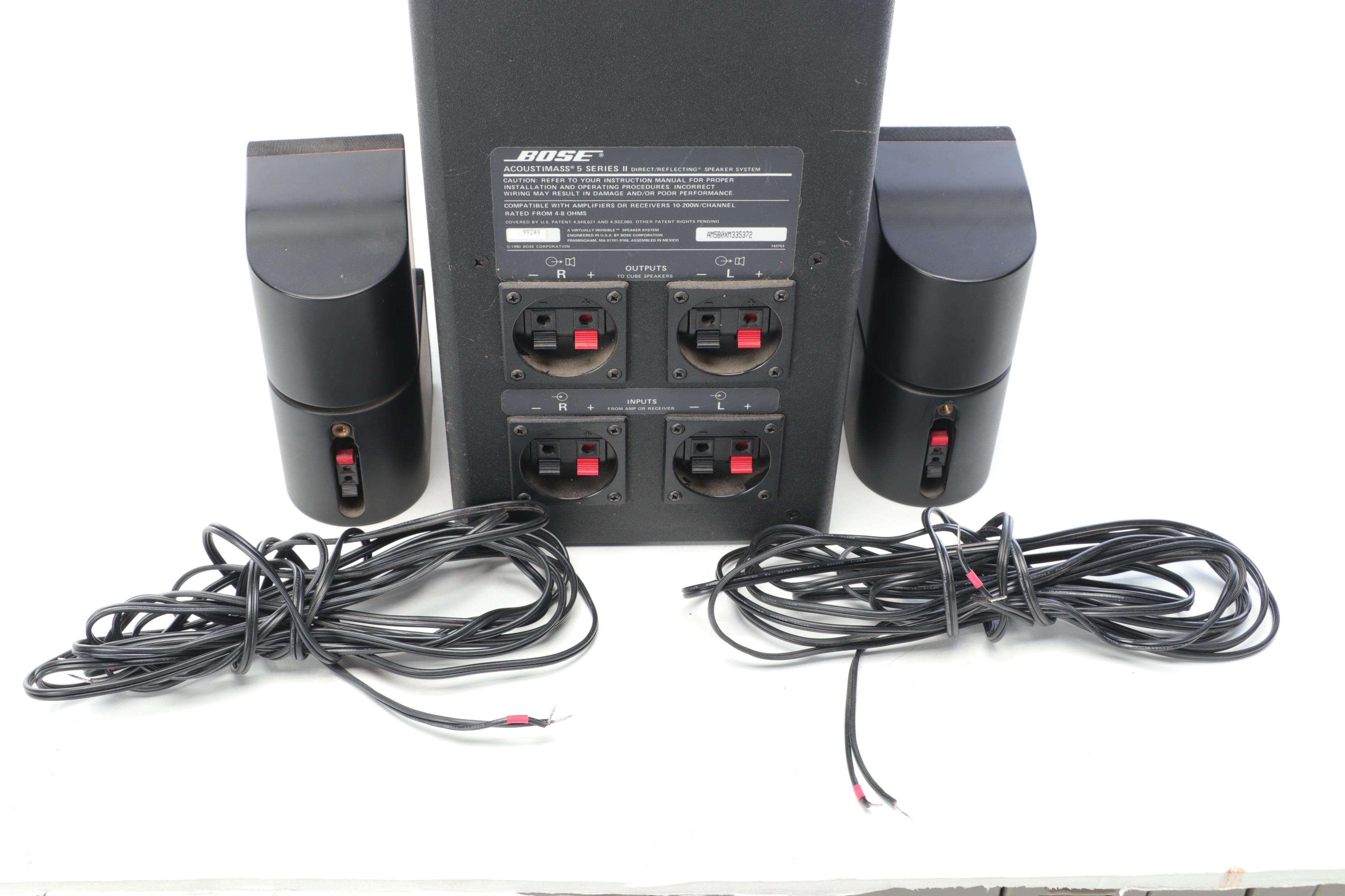 Bose Acoustimass 5 Series II Direct/Reflecting Speaker System