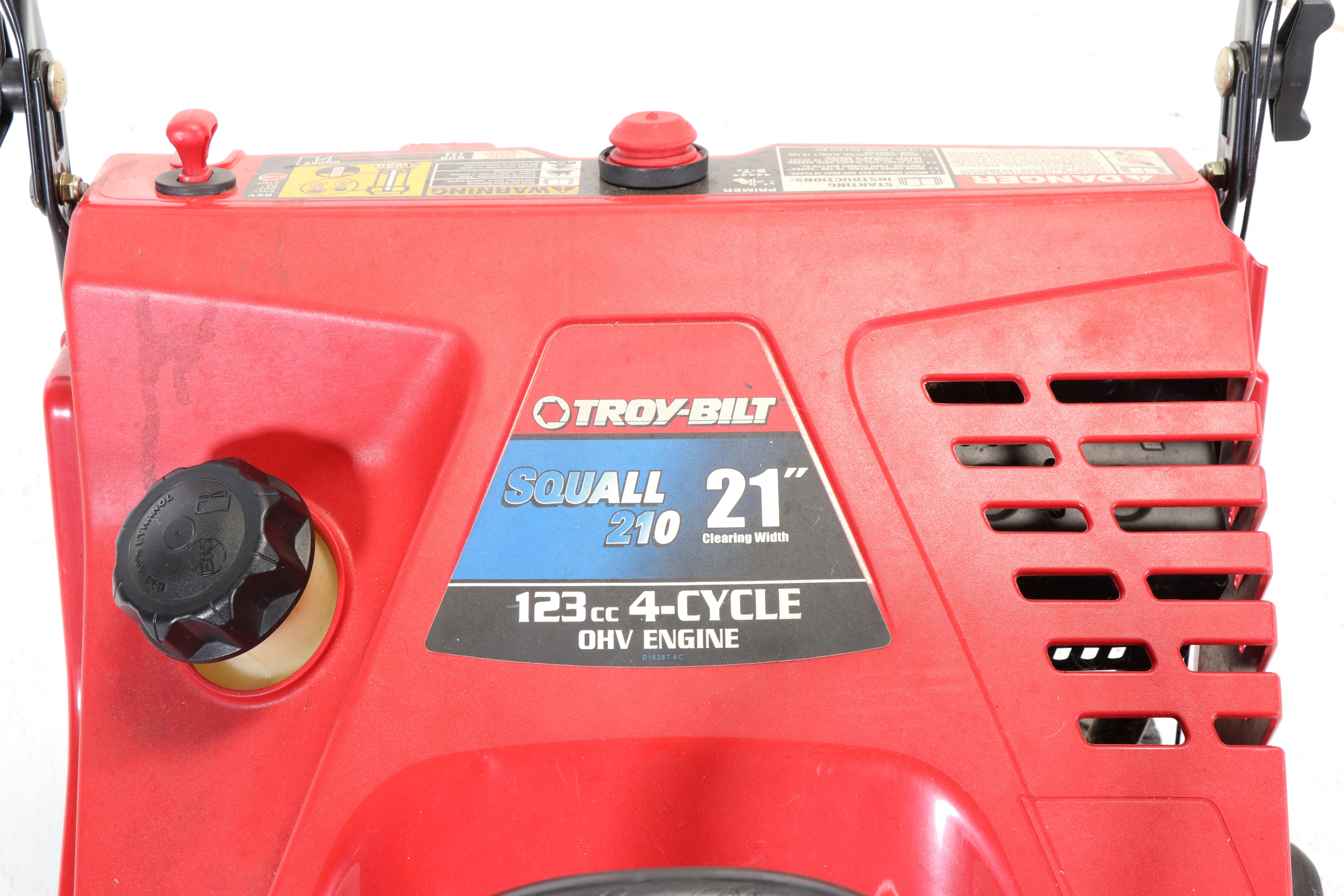 TroyBilt Squall 210 21" Snow Blower Everything But The House