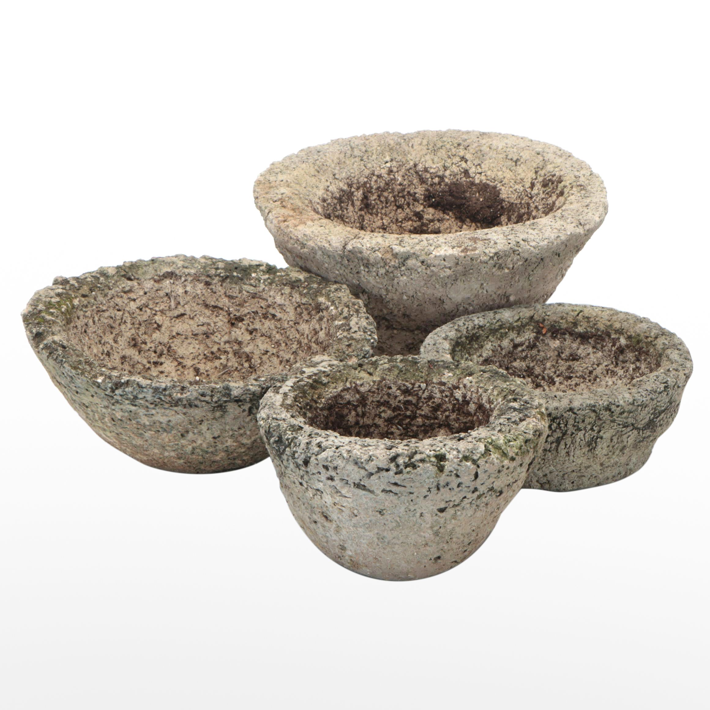 Faux Stone Garden Planters