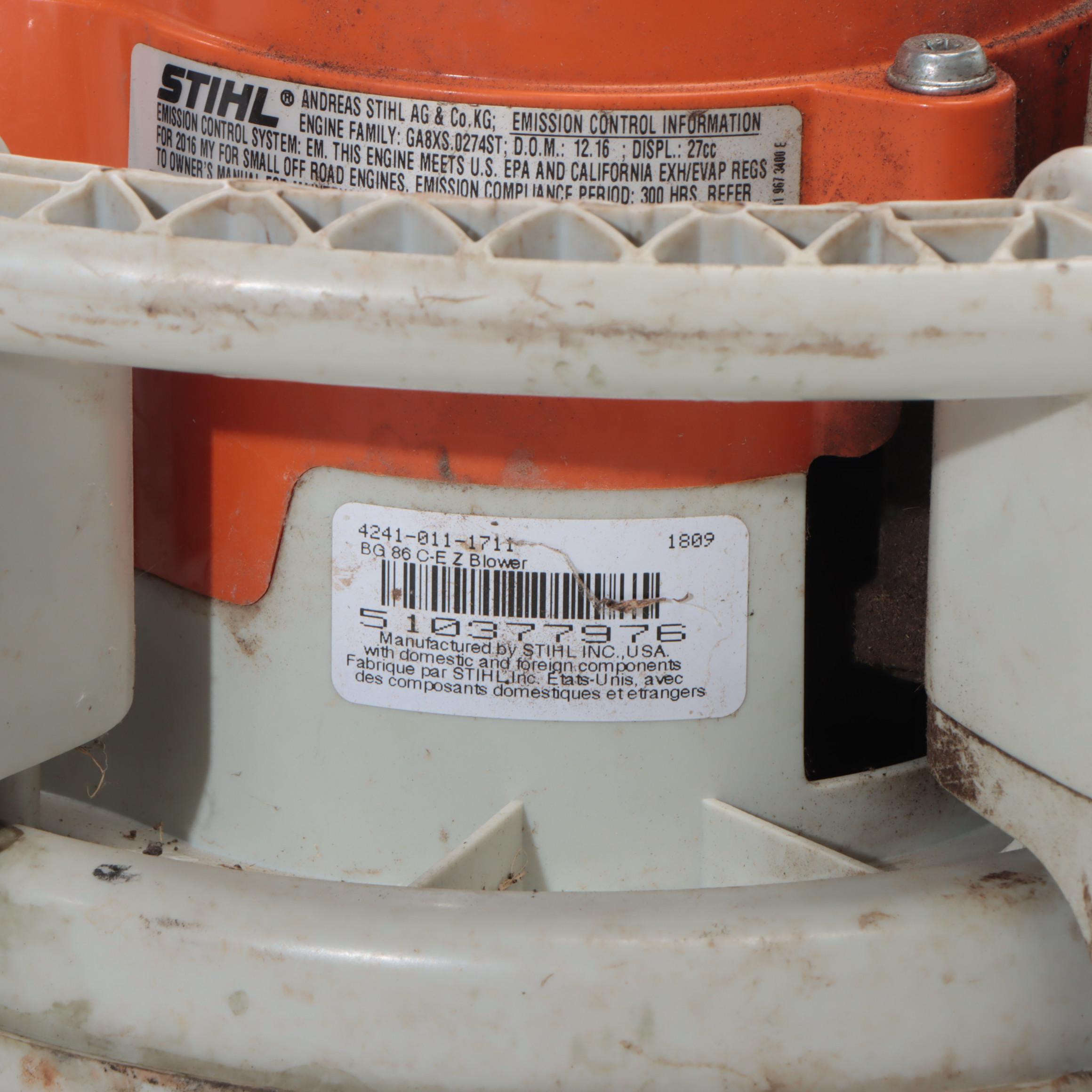 STIHL Leaf Blowers, String Trimmer, Hedge Trimmer, and Chain Saw