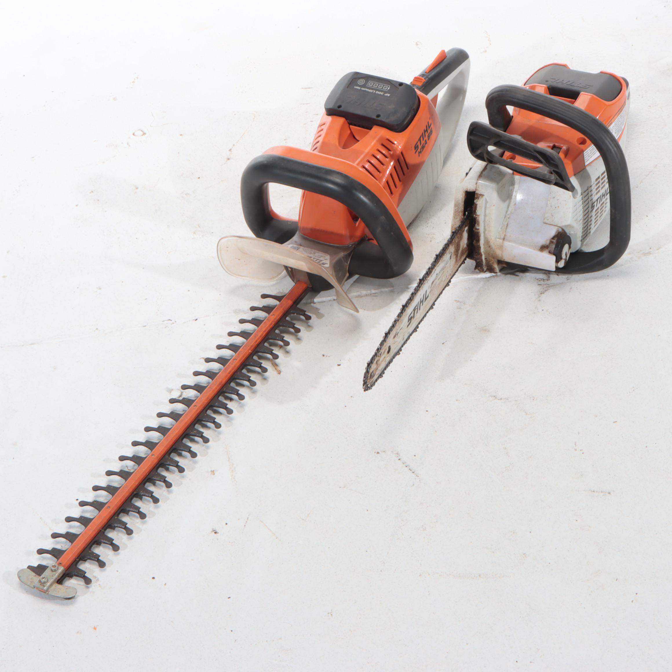 STIHL Leaf Blowers, String Trimmer, Hedge Trimmer, and Chain Saw